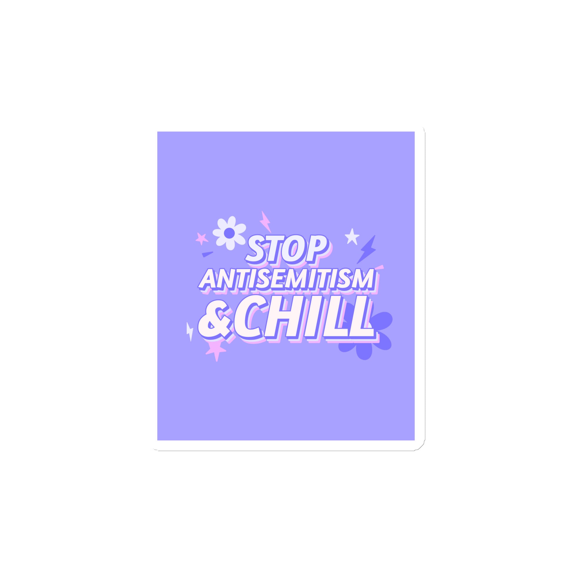 Chill Retro | Antisemitism | Die-Cut Magnet