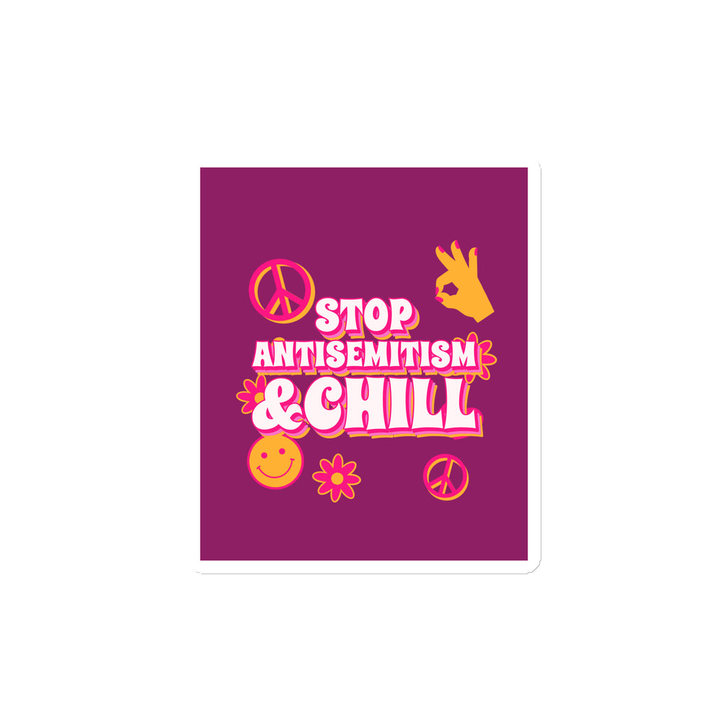 Chill Retro | Antisemitism | Die-Cut Magnet