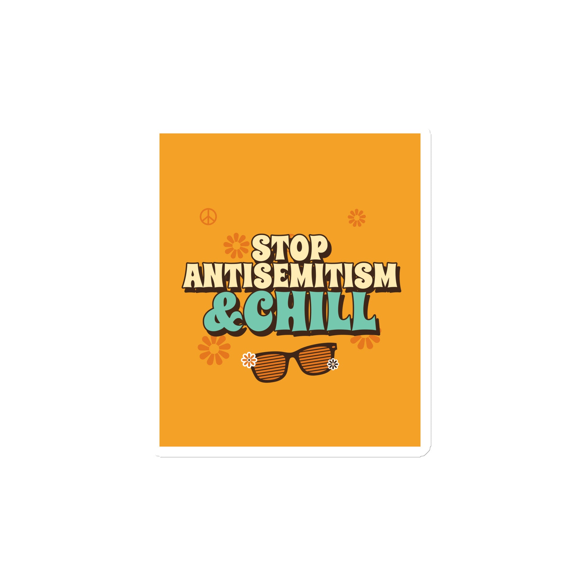 Chill Retro | Antisemitism | Die-Cut Magnet