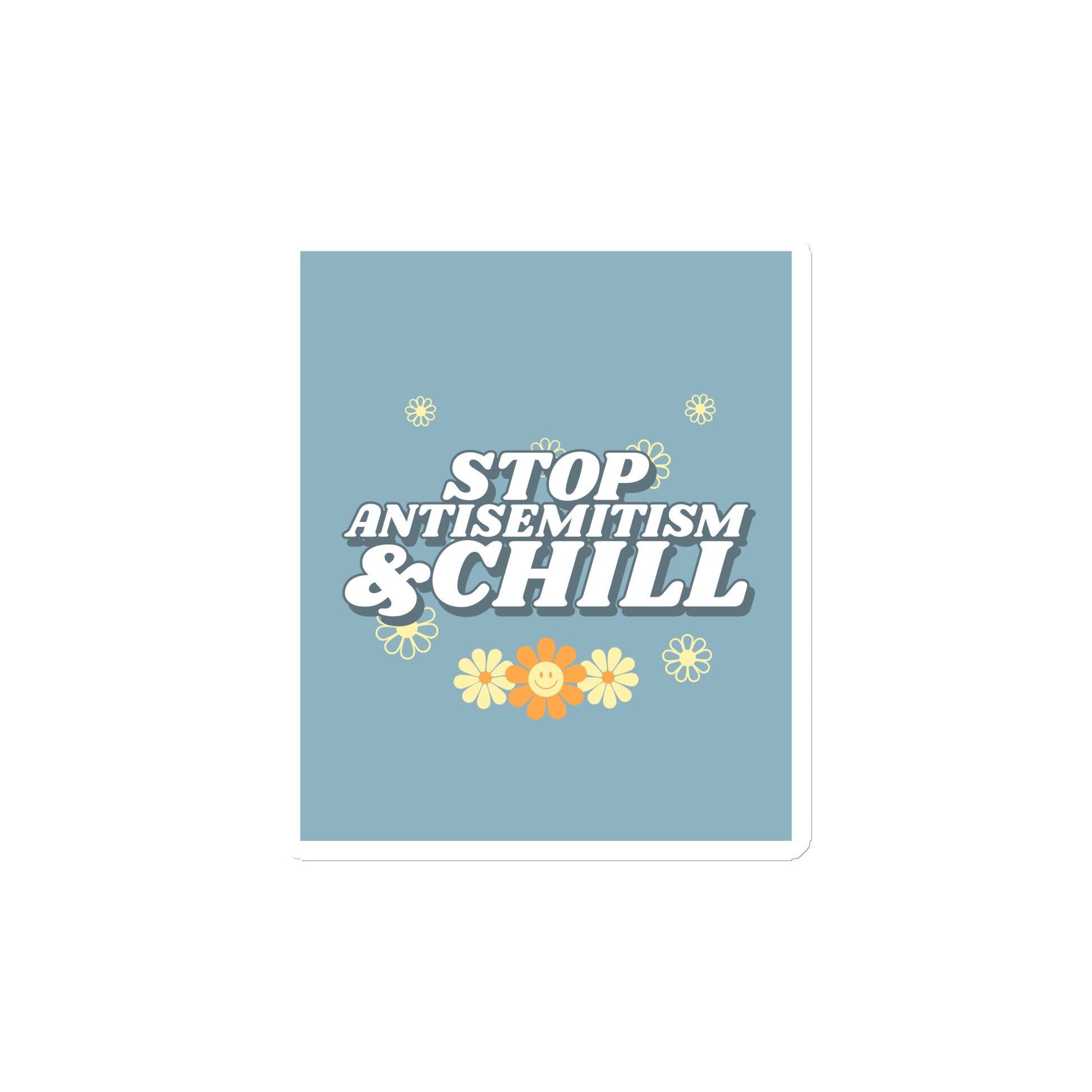 Chill Retro | Antisemitism | Die-Cut Magnet