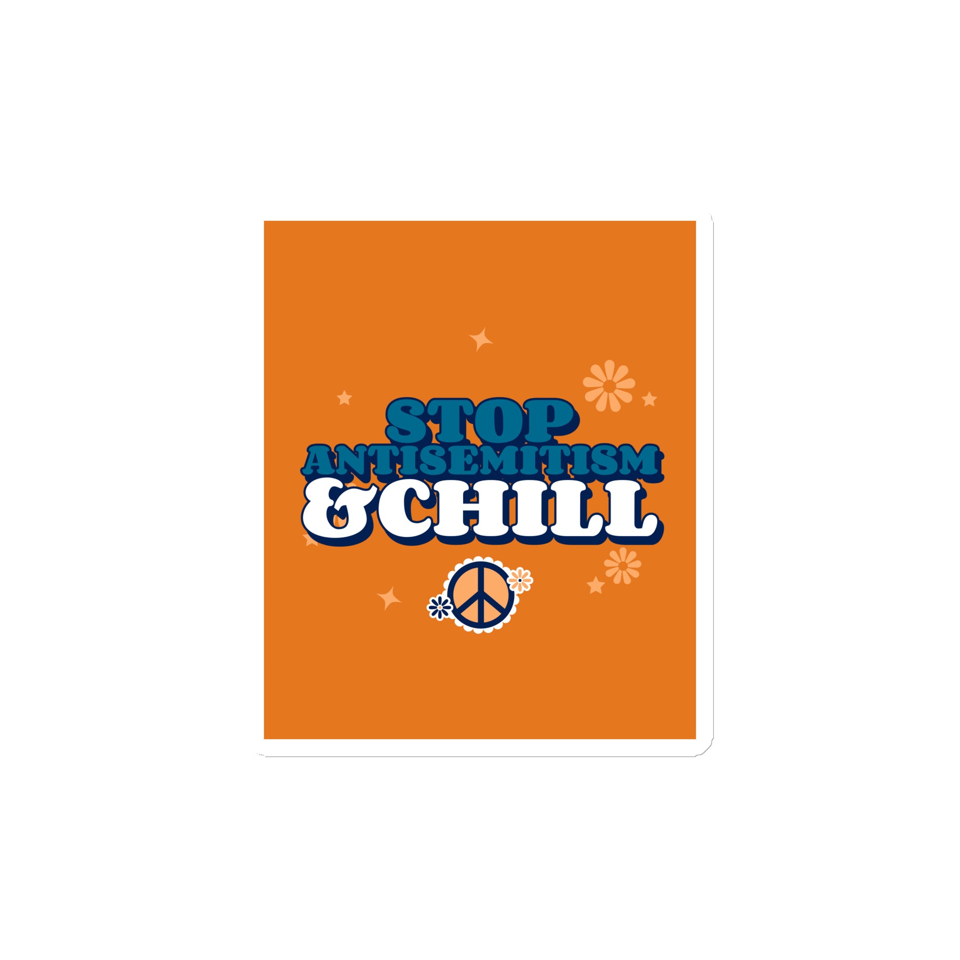 Chill Retro | Antisemitism | Die-Cut Magnet