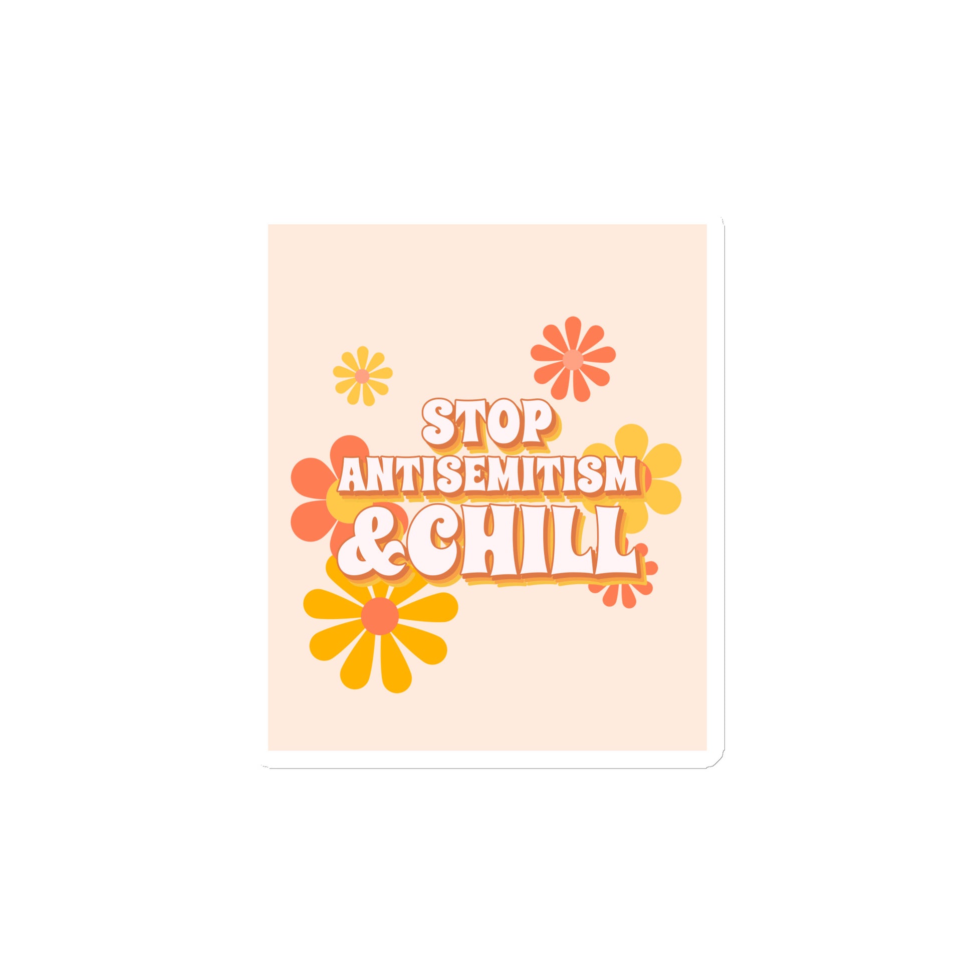 Chill Retro | Antisemitism | Die-Cut Magnet