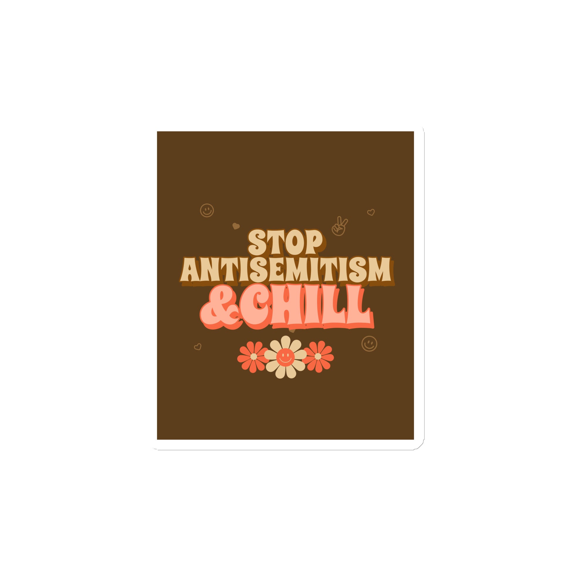 Chill Retro | Antisemitism | Die-Cut Magnet