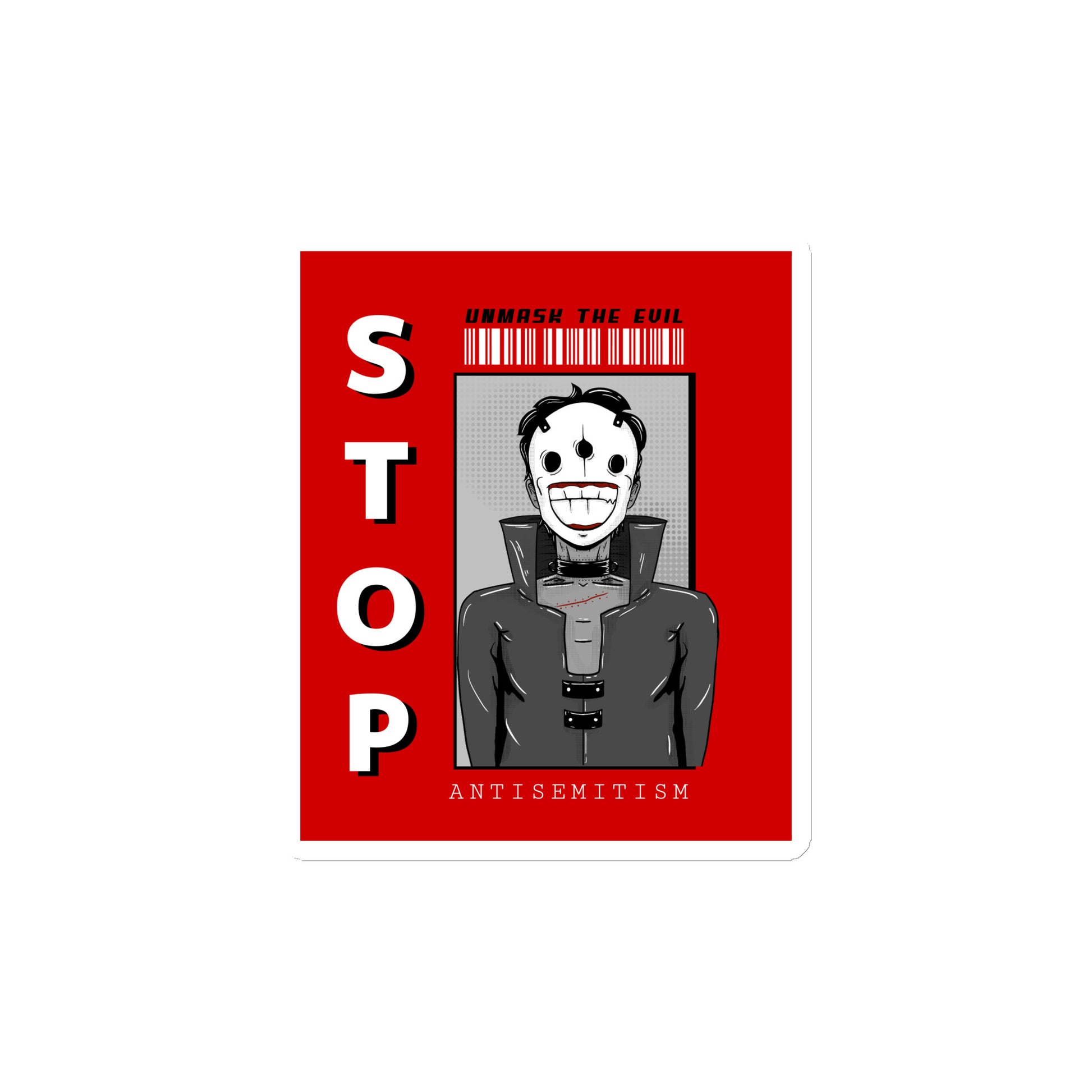 Unmask Evil | Antisemitism | Die-Cut Magnet