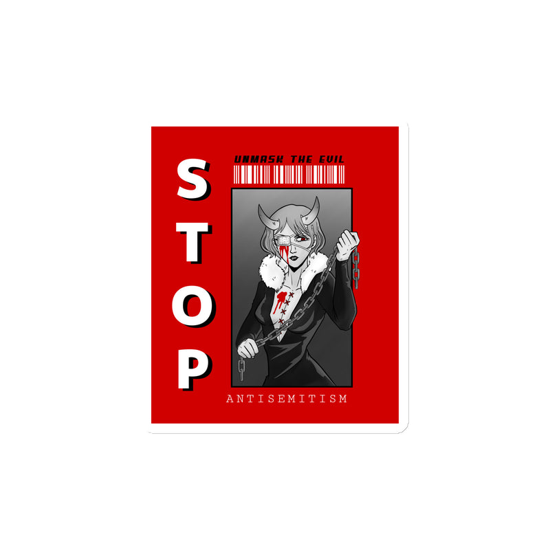 Unmask Evil | Antisemitism | Die-Cut Magnet