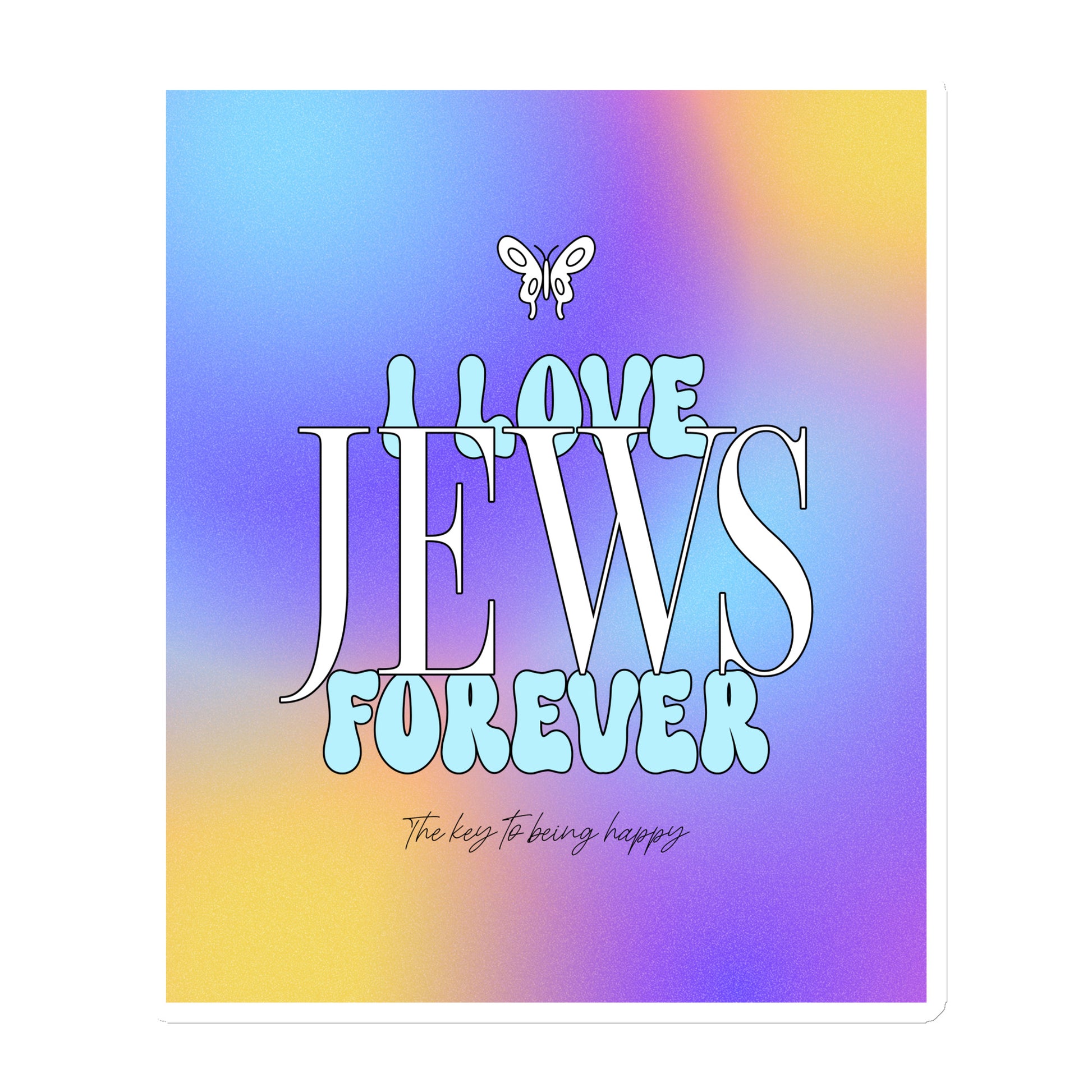 All In For Jews | Die-Cut Magnets Jouparty