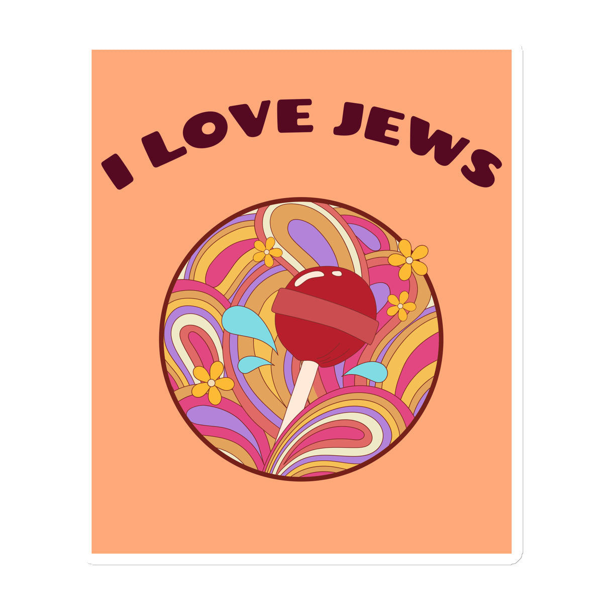 All In For Jews | Die-Cut Magnets Jouparty