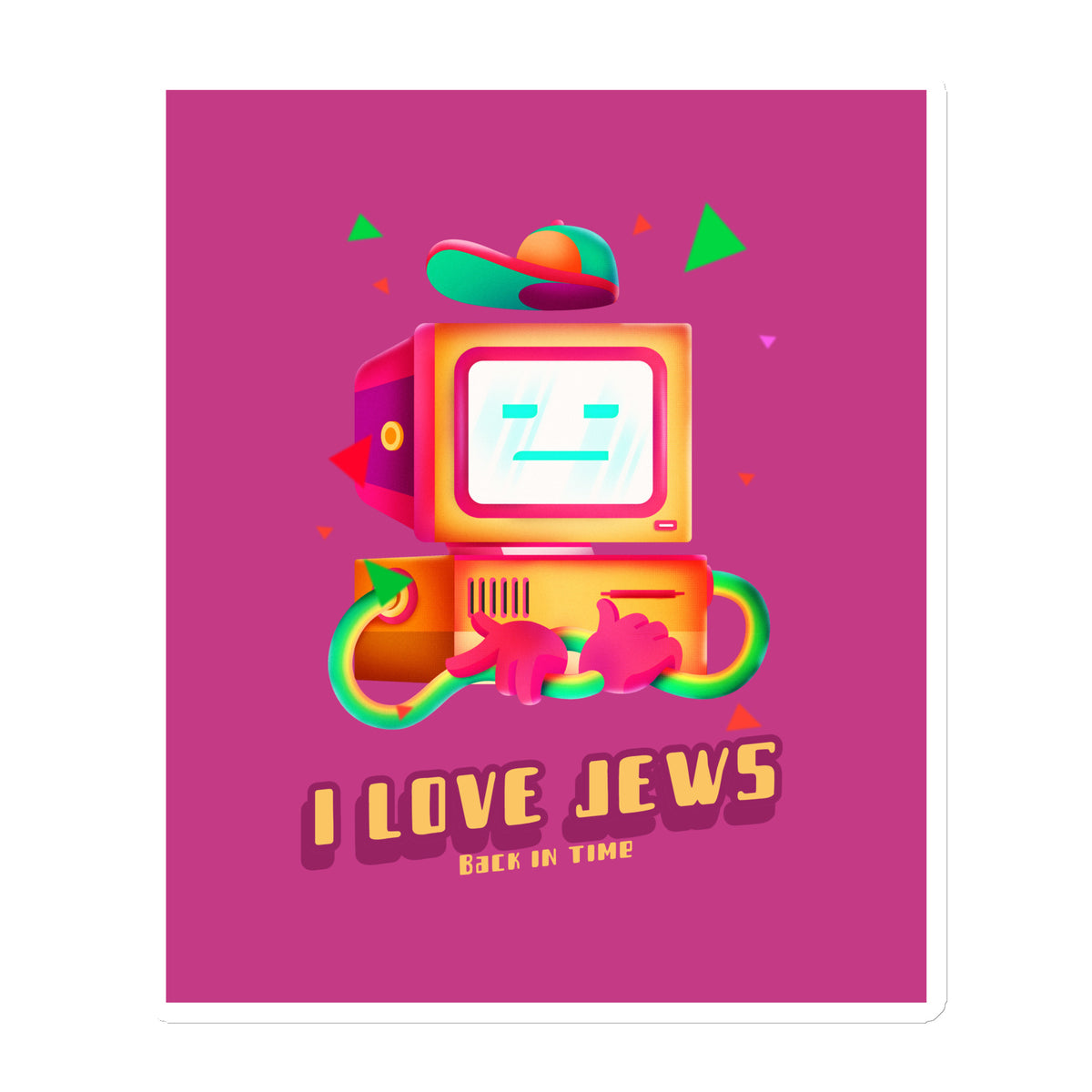 All In For Jews | Die-Cut Magnets Jouparty