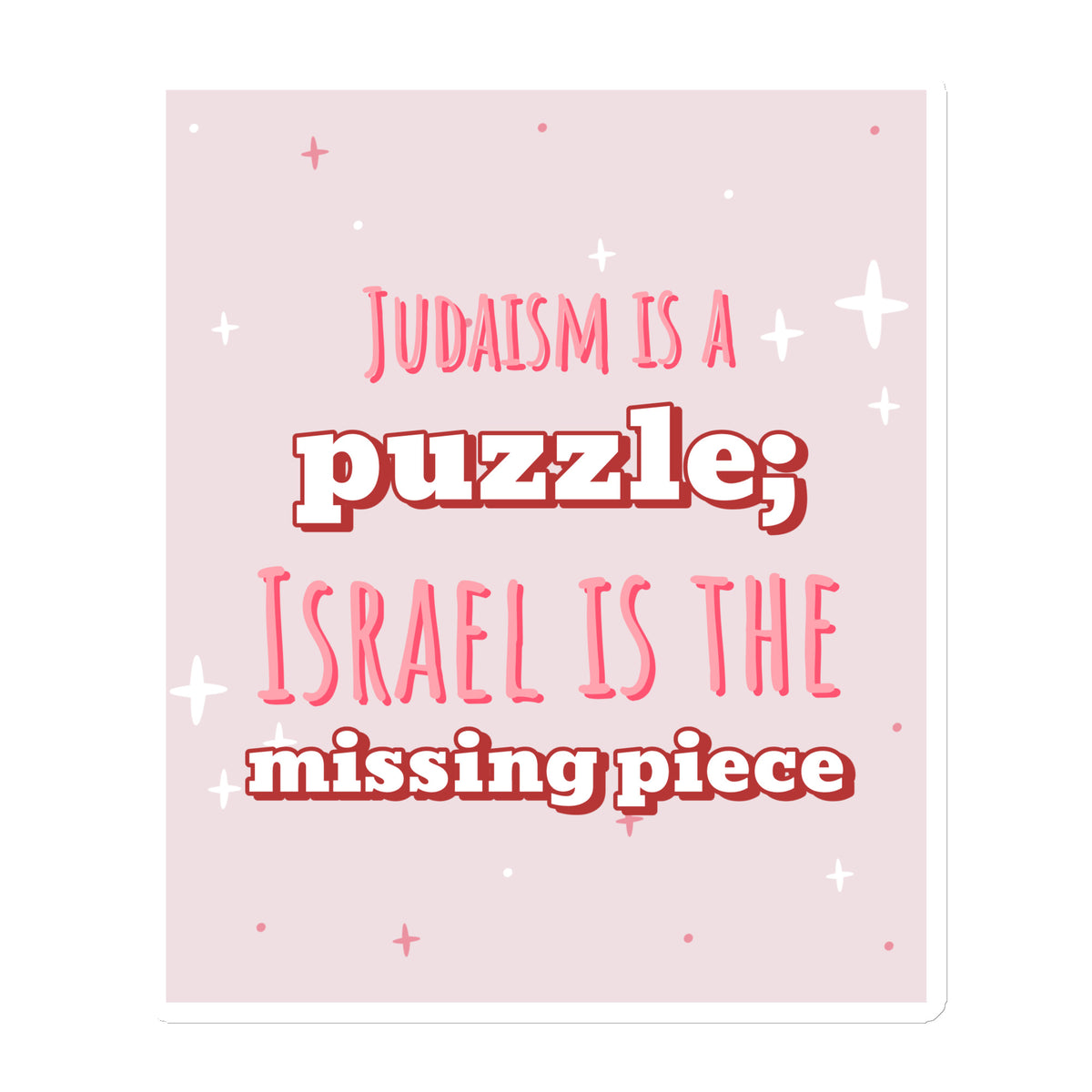 All In For Jews | Die-Cut Magnets Jouparty