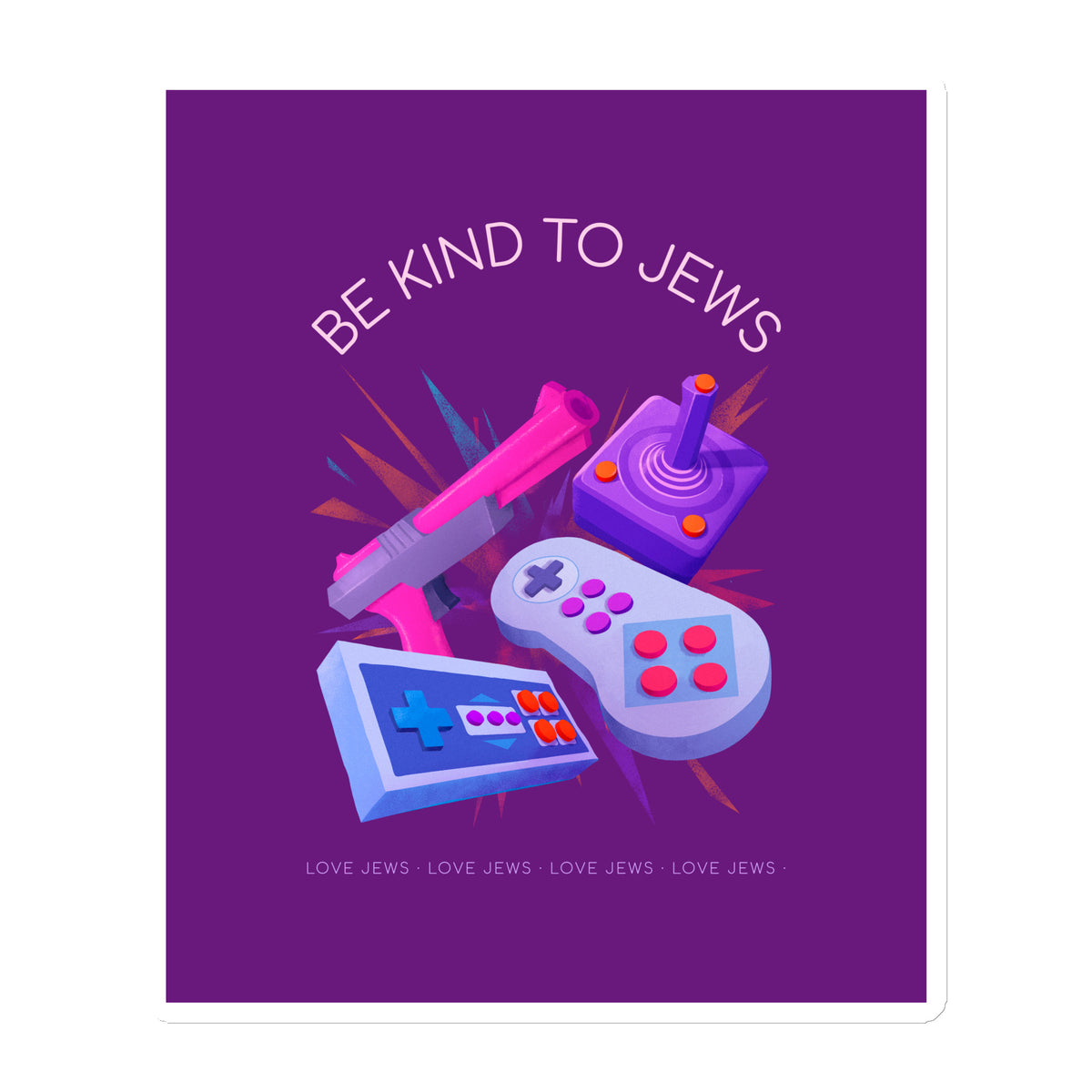All In For Jews | Die-Cut Magnets Jouparty