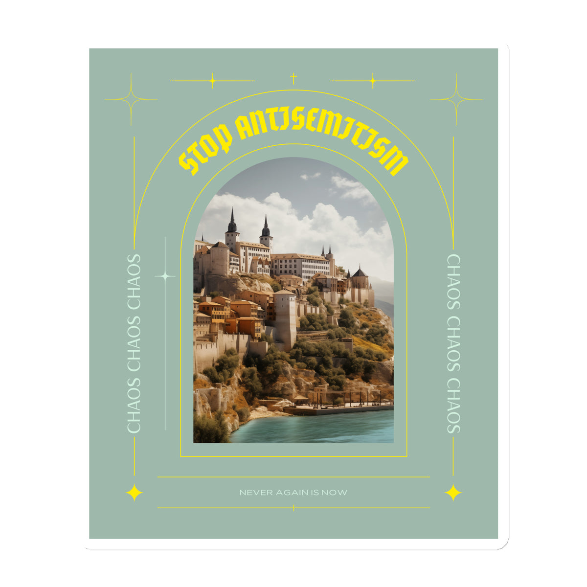 All In For Jews | Die-Cut Magnets Jouparty