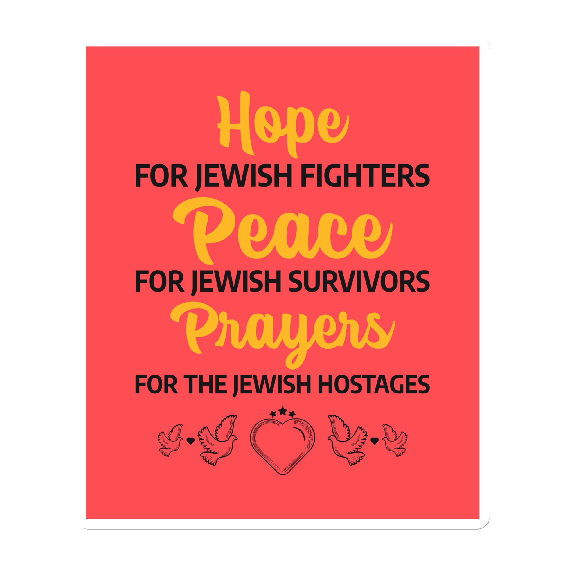 All In For Jews | Die-Cut Magnets Jouparty