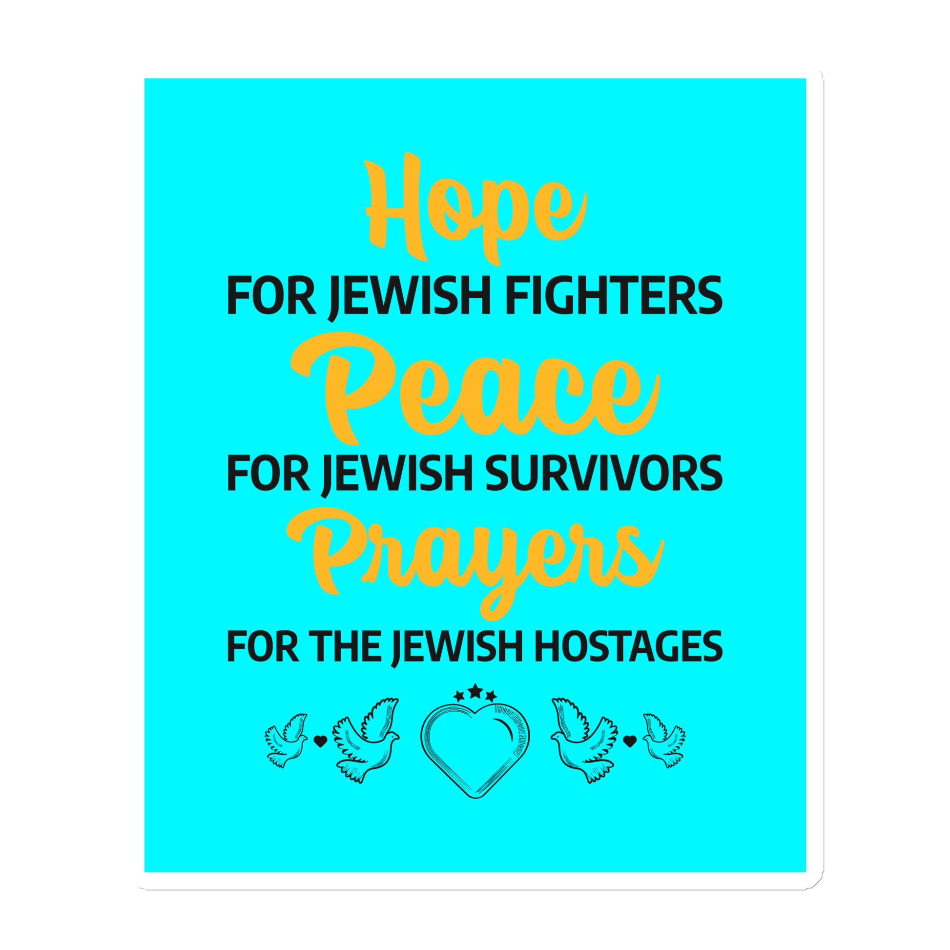 All In For Jews | Die-Cut Magnets Jouparty