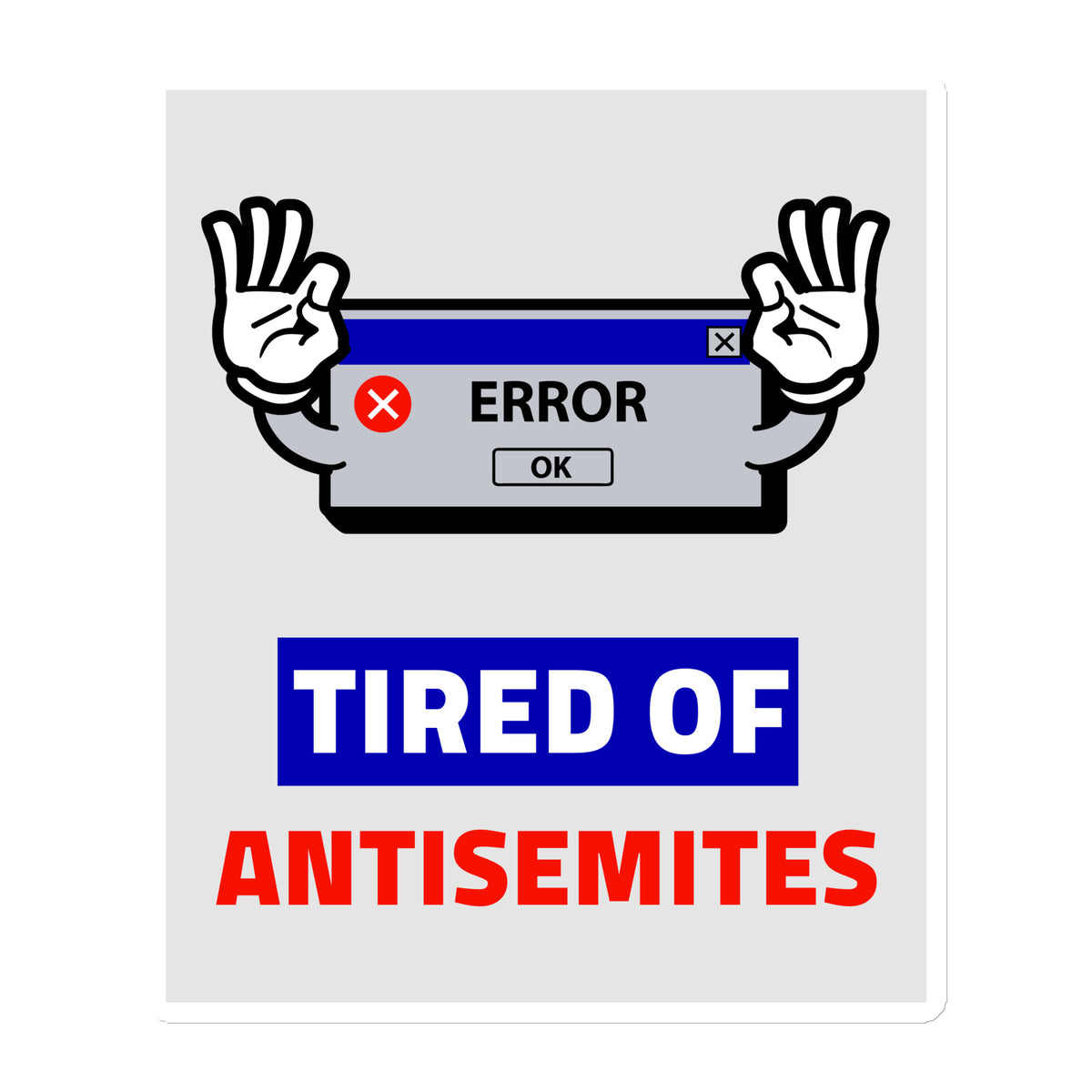 All In For Jews | Die-Cut Magnets Jouparty
