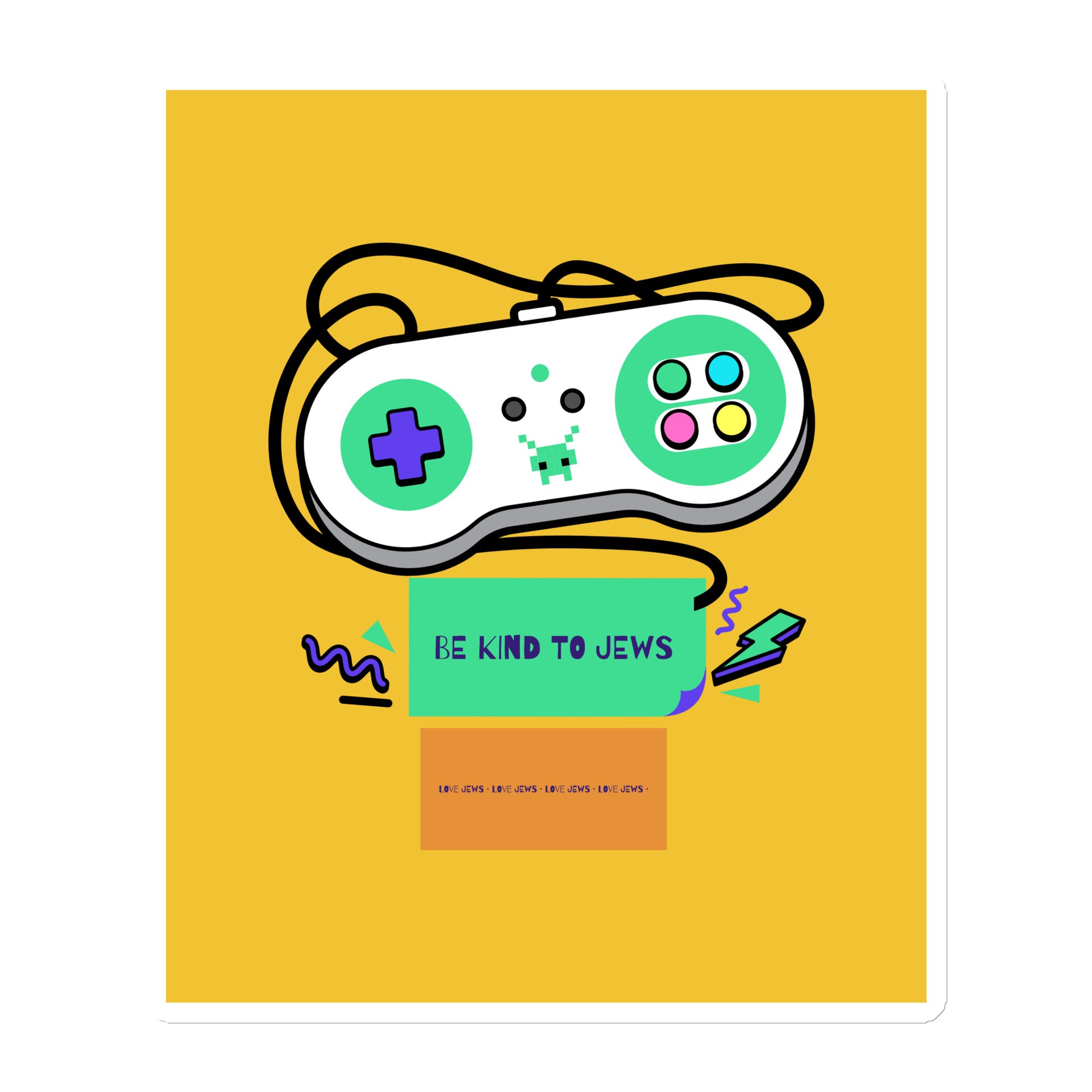 All In For Jews | Die-Cut Magnets Jouparty