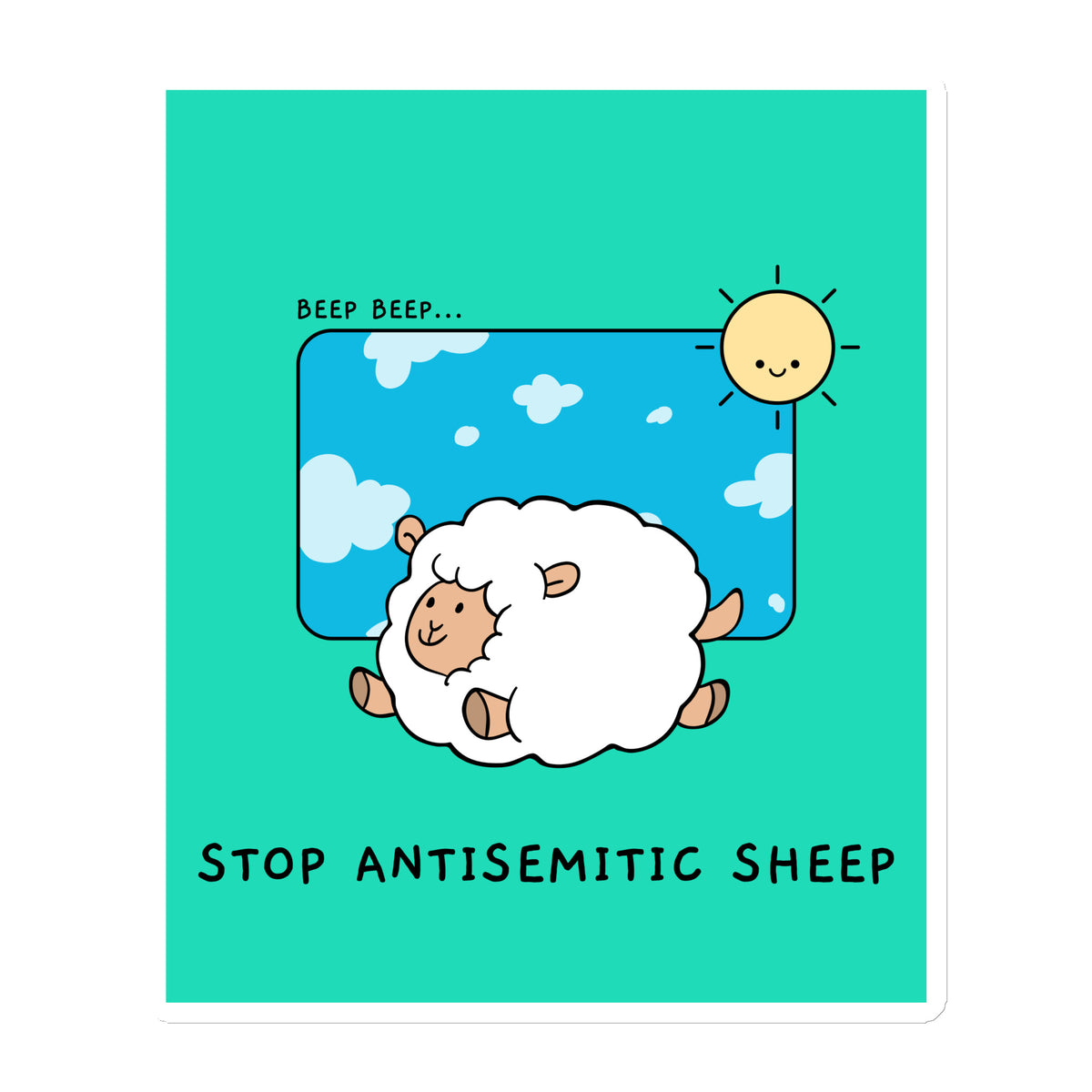 All In For Jews | Die-Cut Magnets Jouparty