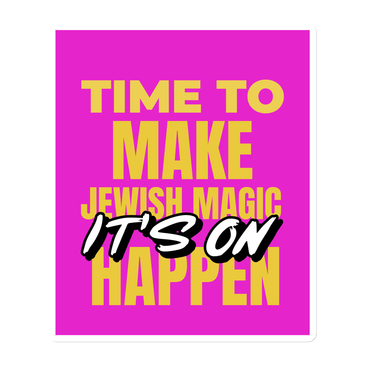 All In For Jews | Die-Cut Magnets Jouparty