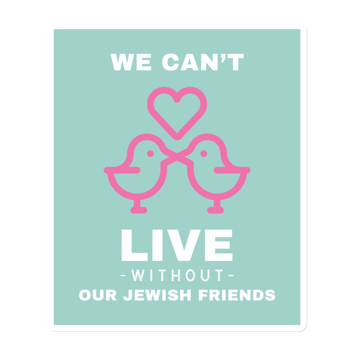 All In For Jews | Die-Cut Magnets Jouparty