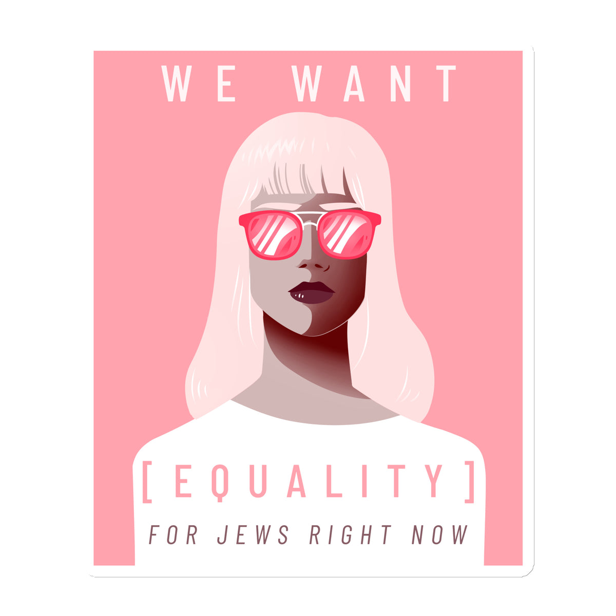All In For Jews | Die-Cut Magnets Jouparty