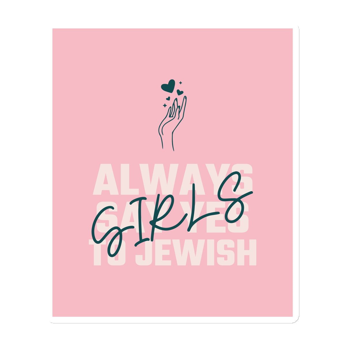 All In For Jews | Die-Cut Magnets Jouparty