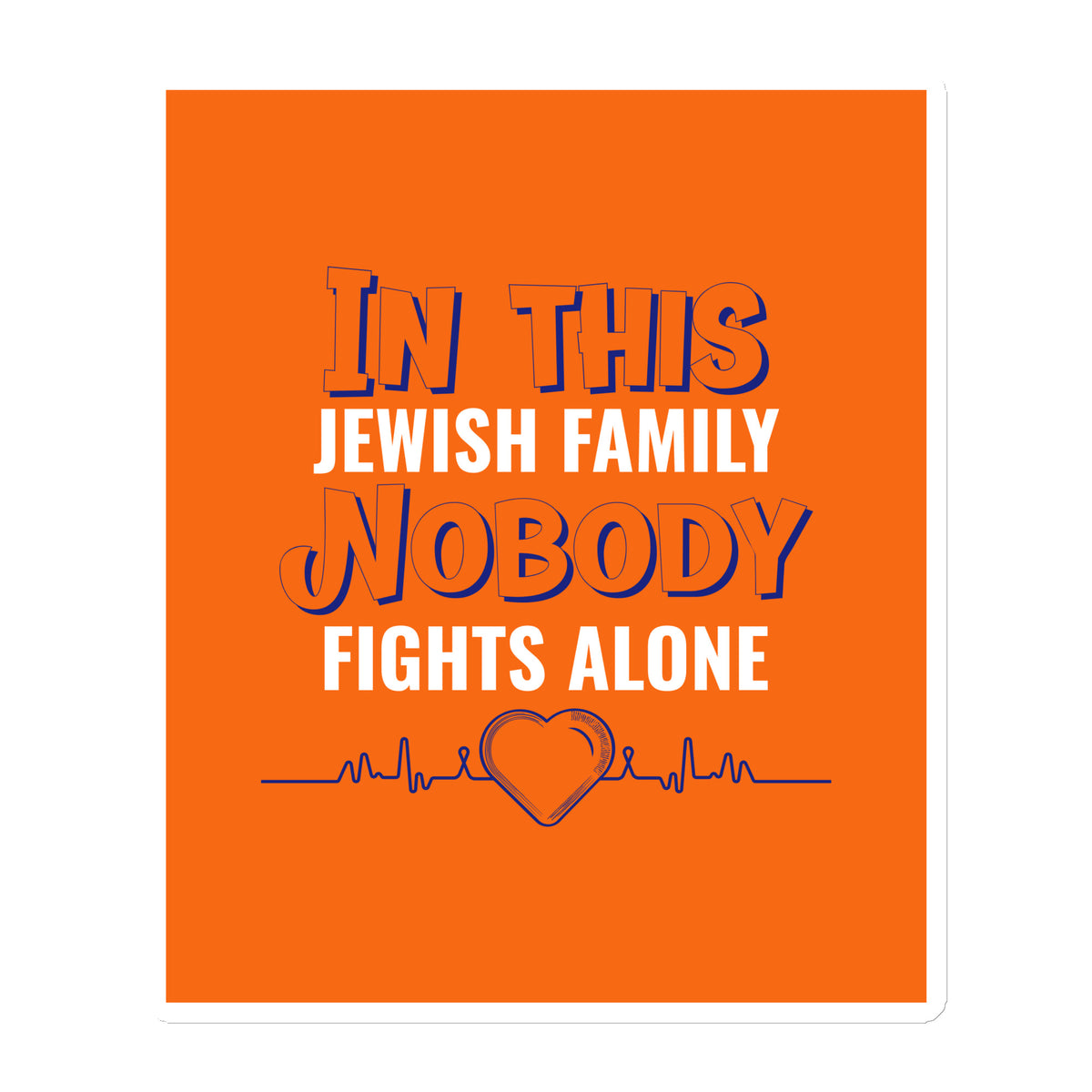 All In For Jews | Die-Cut Magnets Jouparty