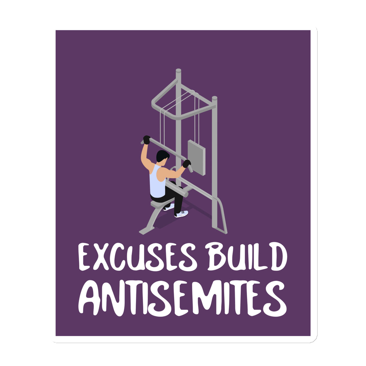 All In For Jews | Die-Cut Magnets Jouparty