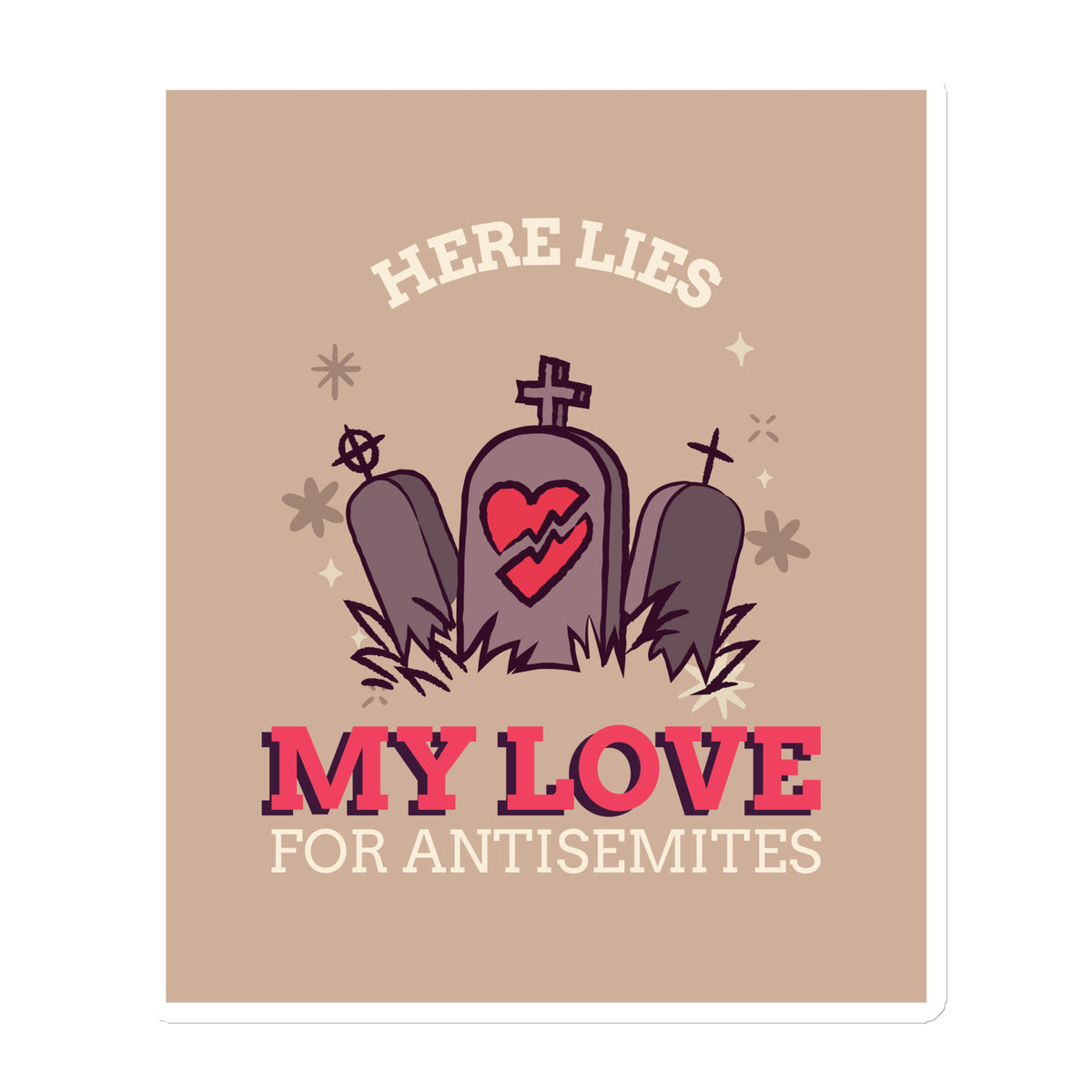 All In For Jews | Die-Cut Magnets Jouparty