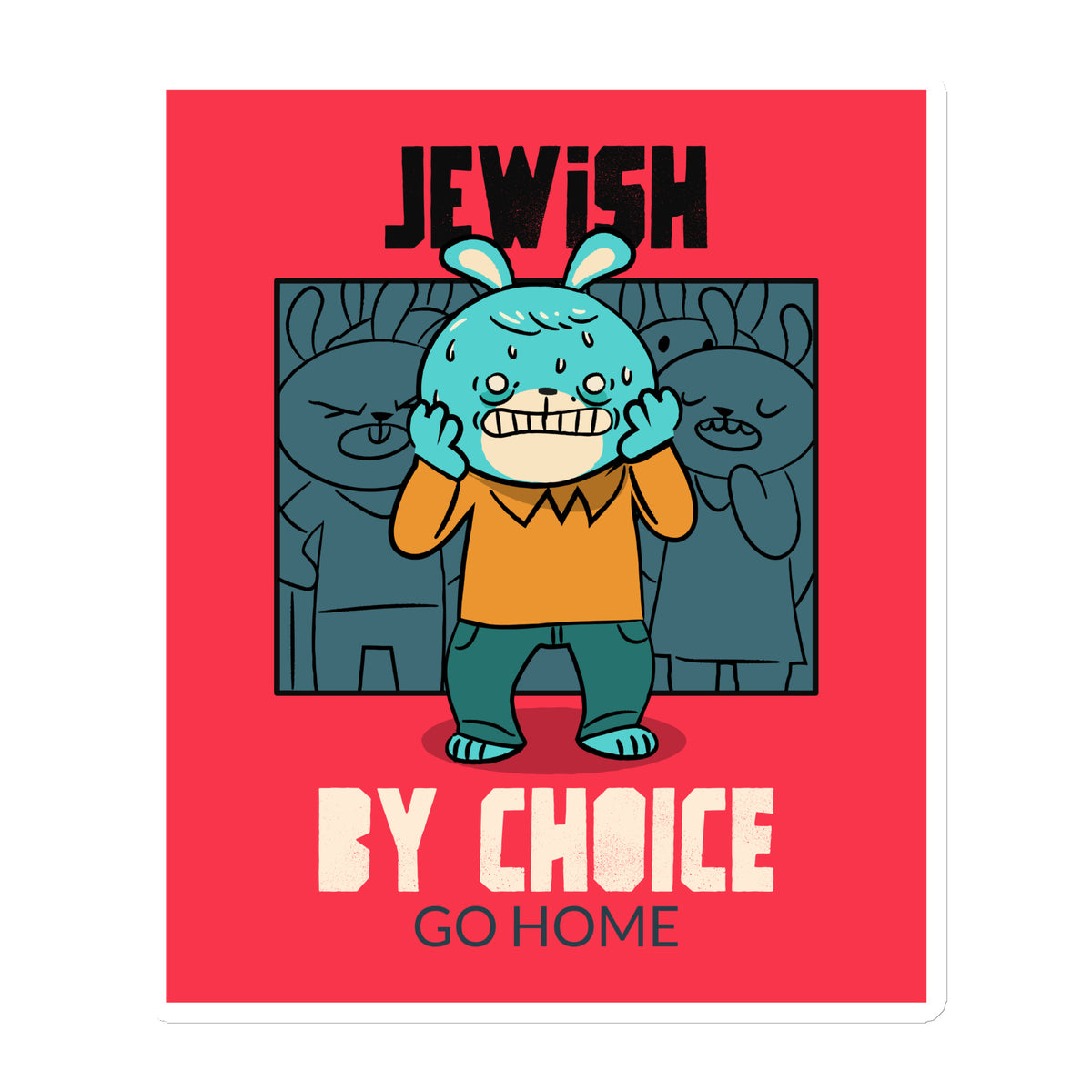 All In For Jews | Die-Cut Magnets Jouparty