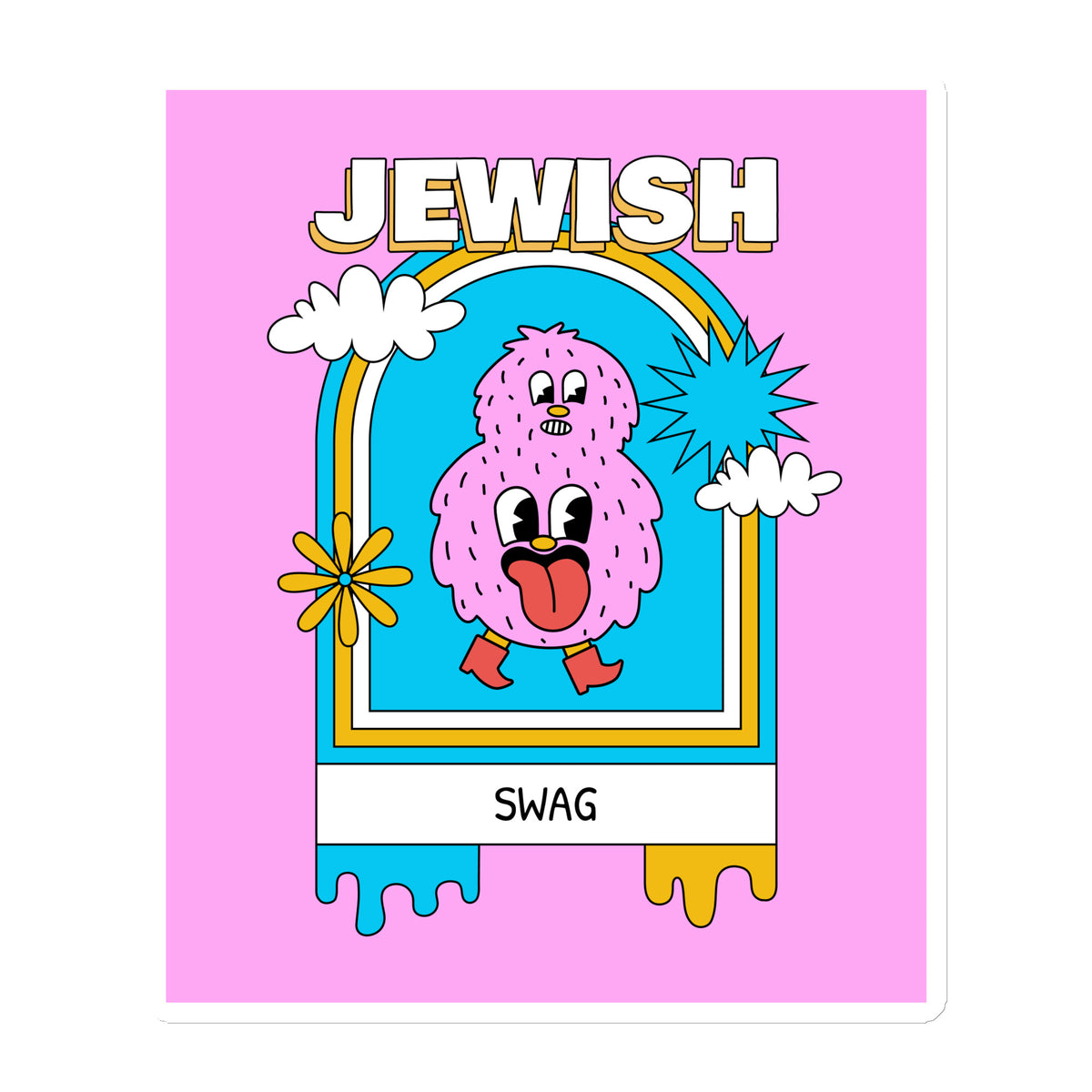 All In For Jews | Die-Cut Magnets Jouparty