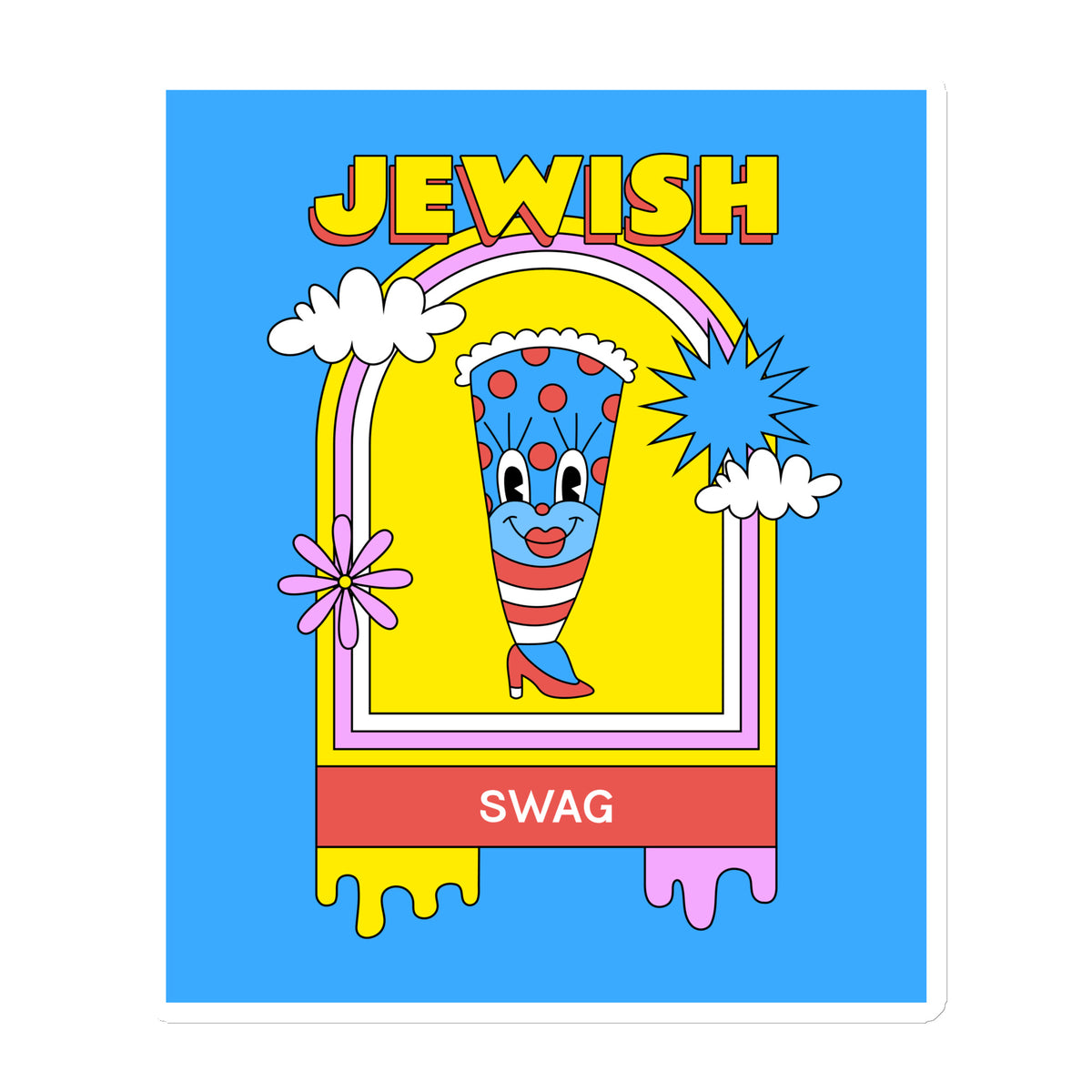 All In For Jews | Die-Cut Magnets Jouparty