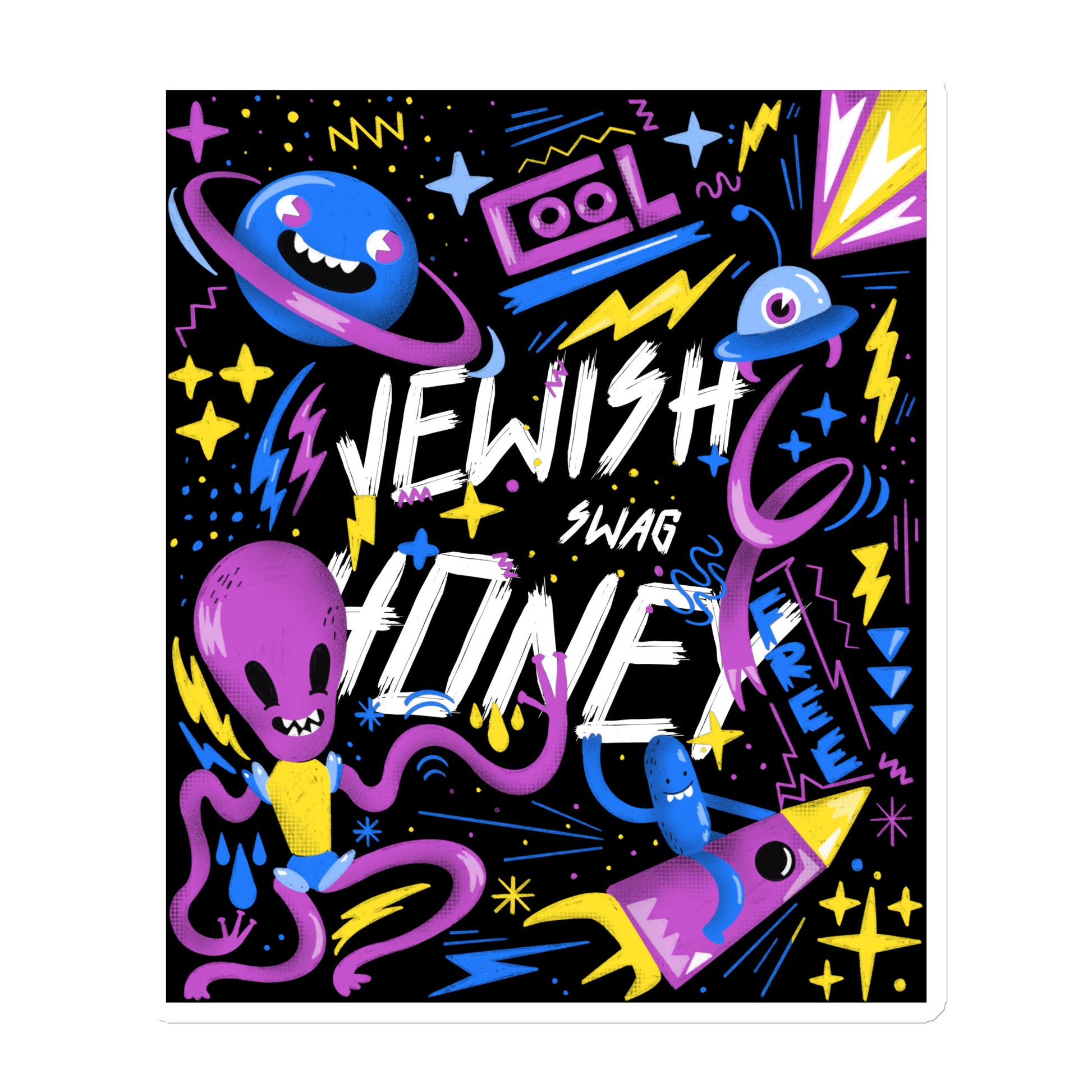 All In For Jews | Die-Cut Magnets Jouparty