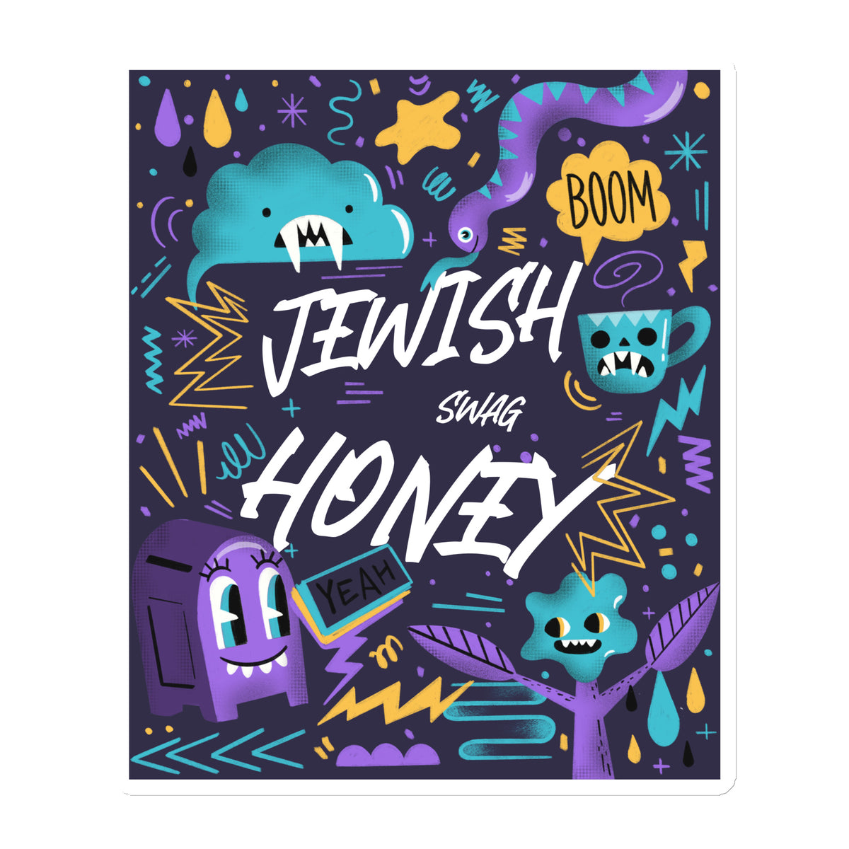 All In For Jews | Die-Cut Magnets Jouparty