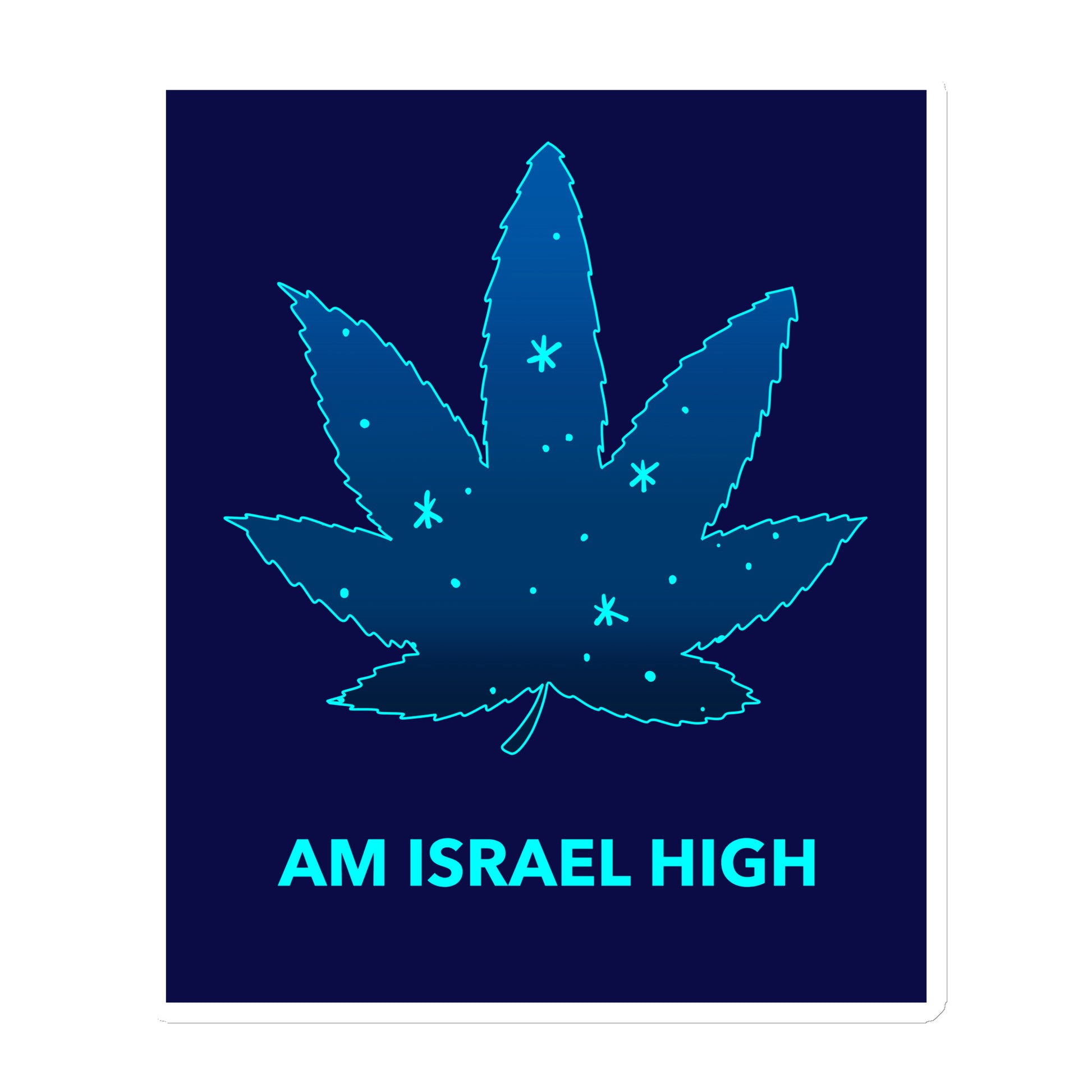Am Israel High | Die-Cut Magnets