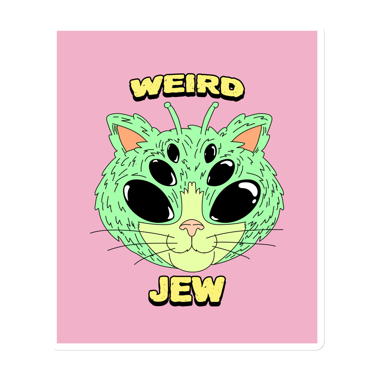 Weird Jew | Die-Cut Magnets Jouparty