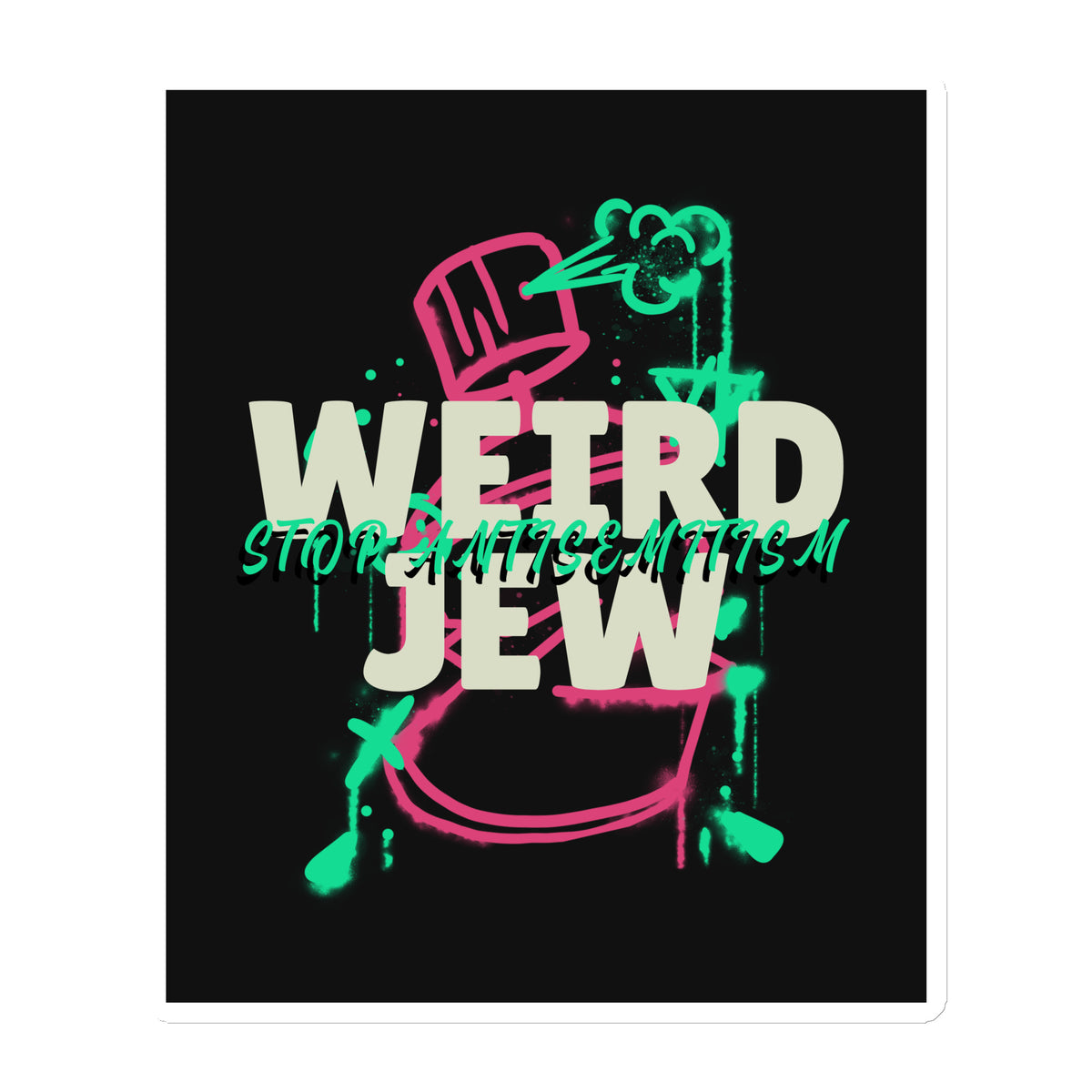 Weird Jew | Die-Cut Magnets Jouparty