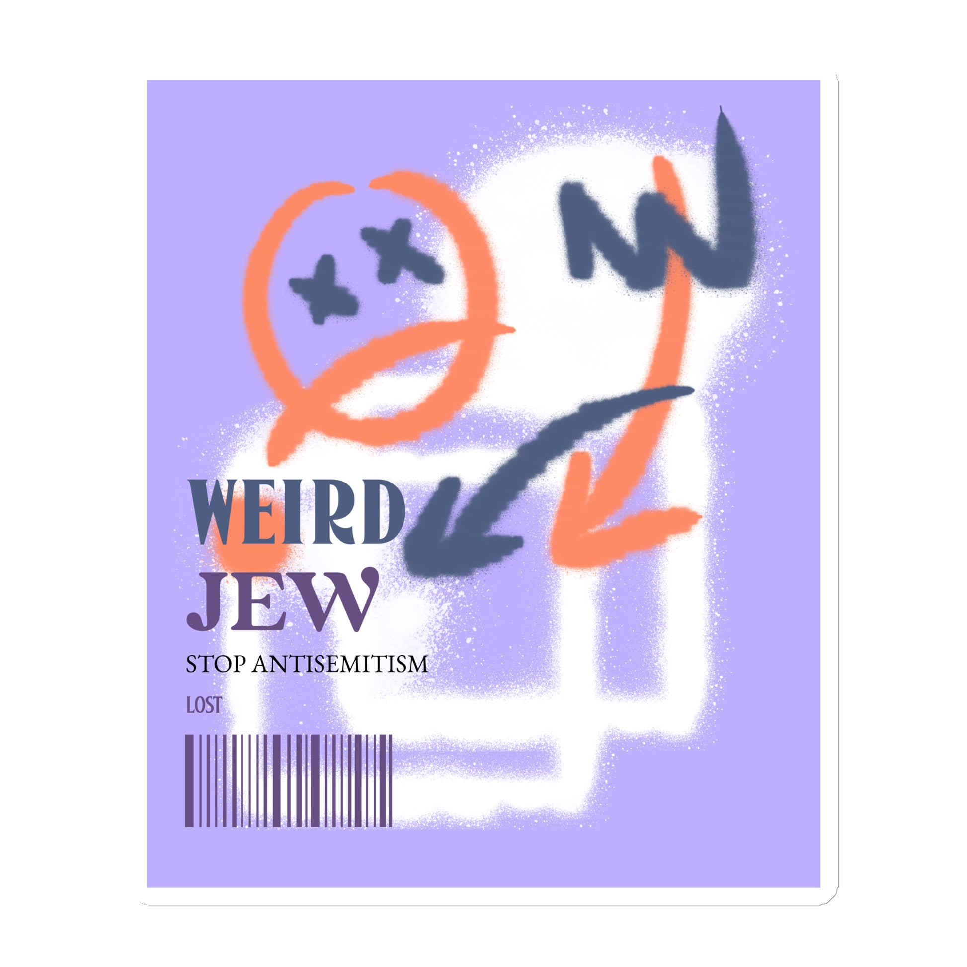 Weird Jew | Die-Cut Magnets Jouparty