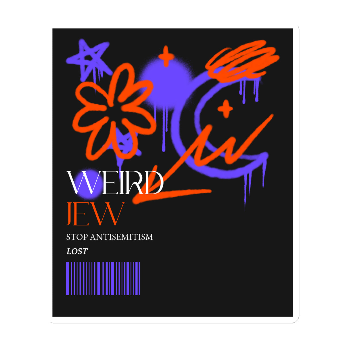 Weird Jew | Die-Cut Magnets Jouparty