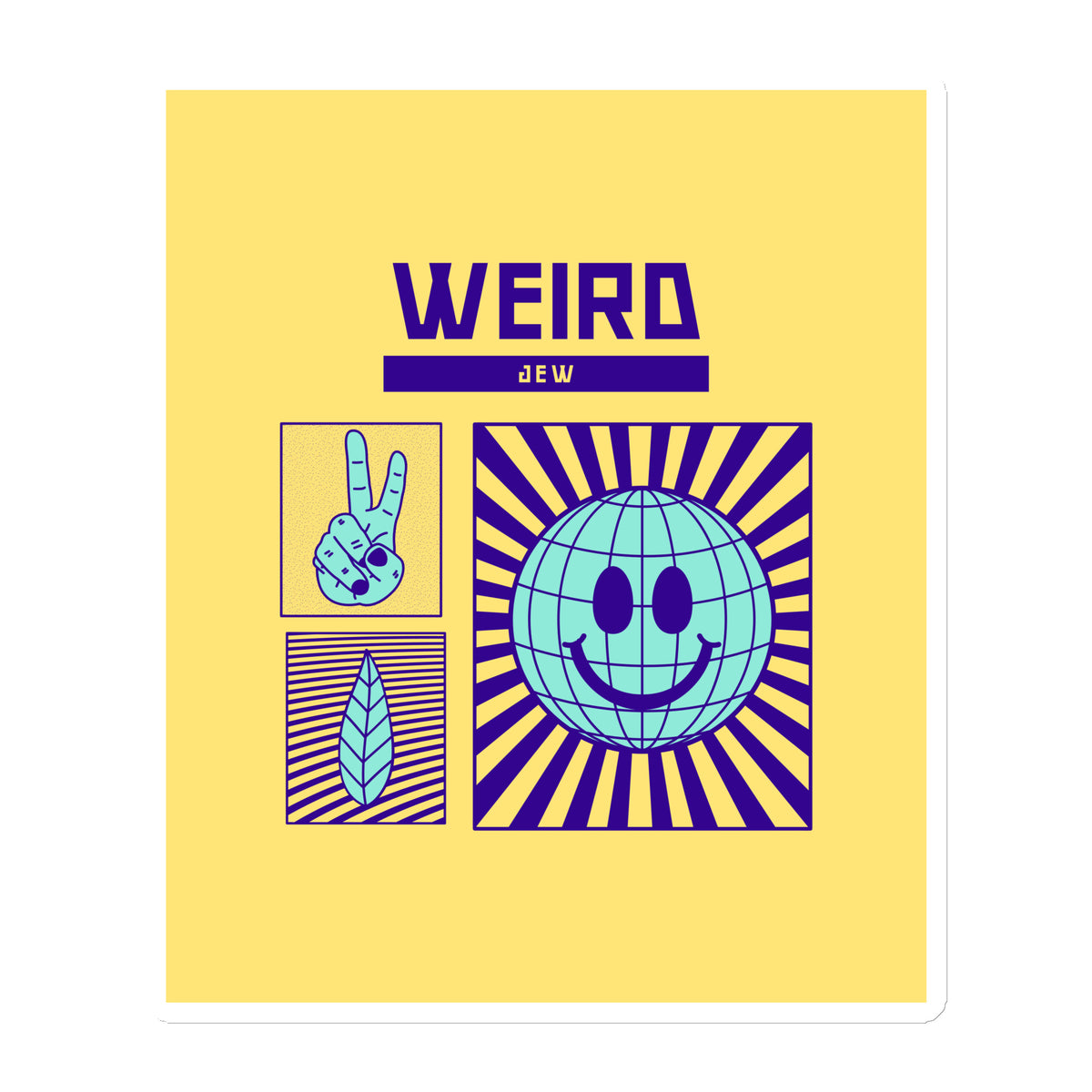 Weird Jew | Die-Cut Magnets Jouparty