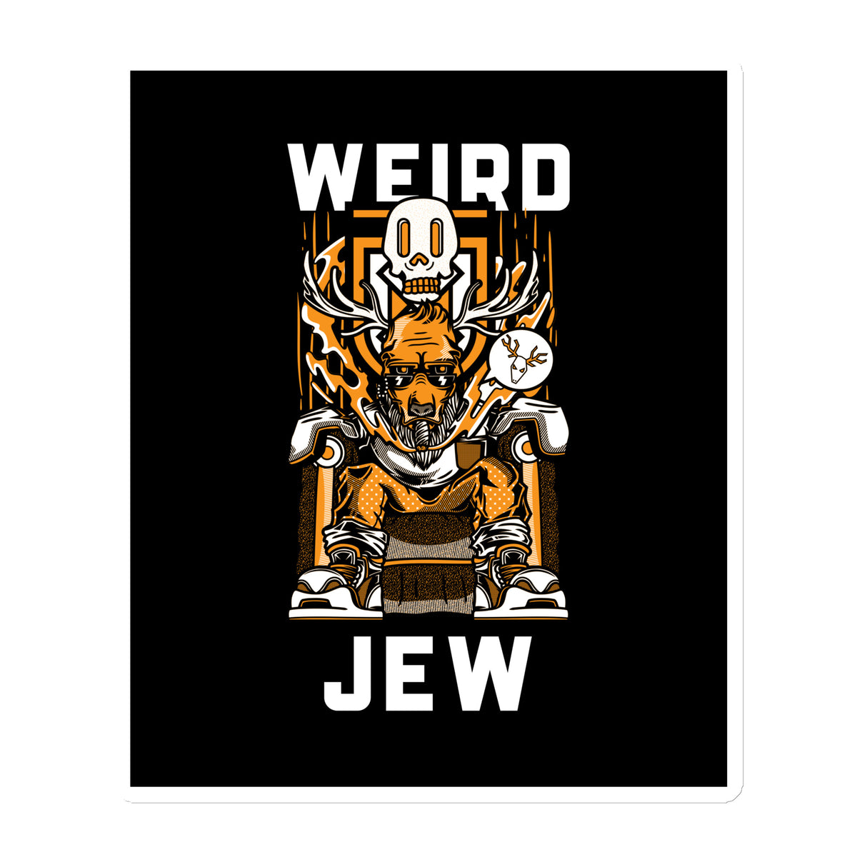 Weird Jew | Die-Cut Magnets Jouparty