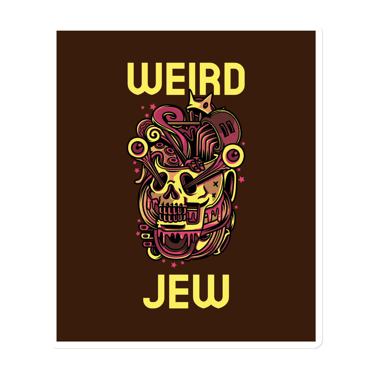 Weird Jew | Die-Cut Magnets Jouparty