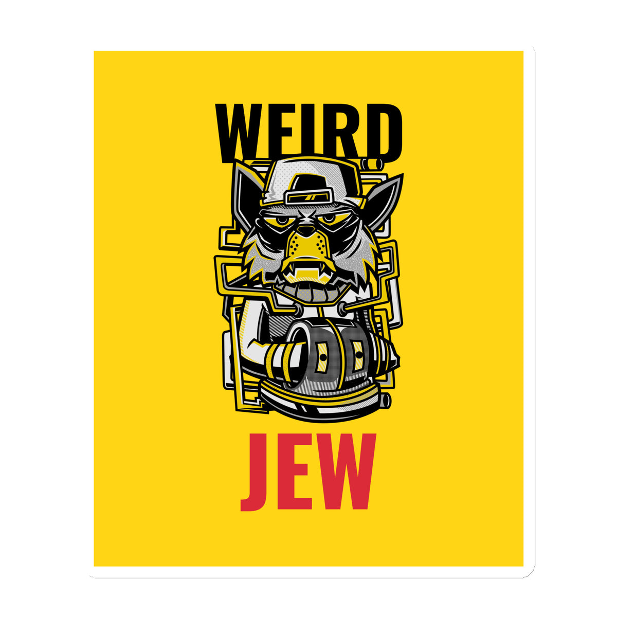 Weird Jew | Die-Cut Magnets Jouparty