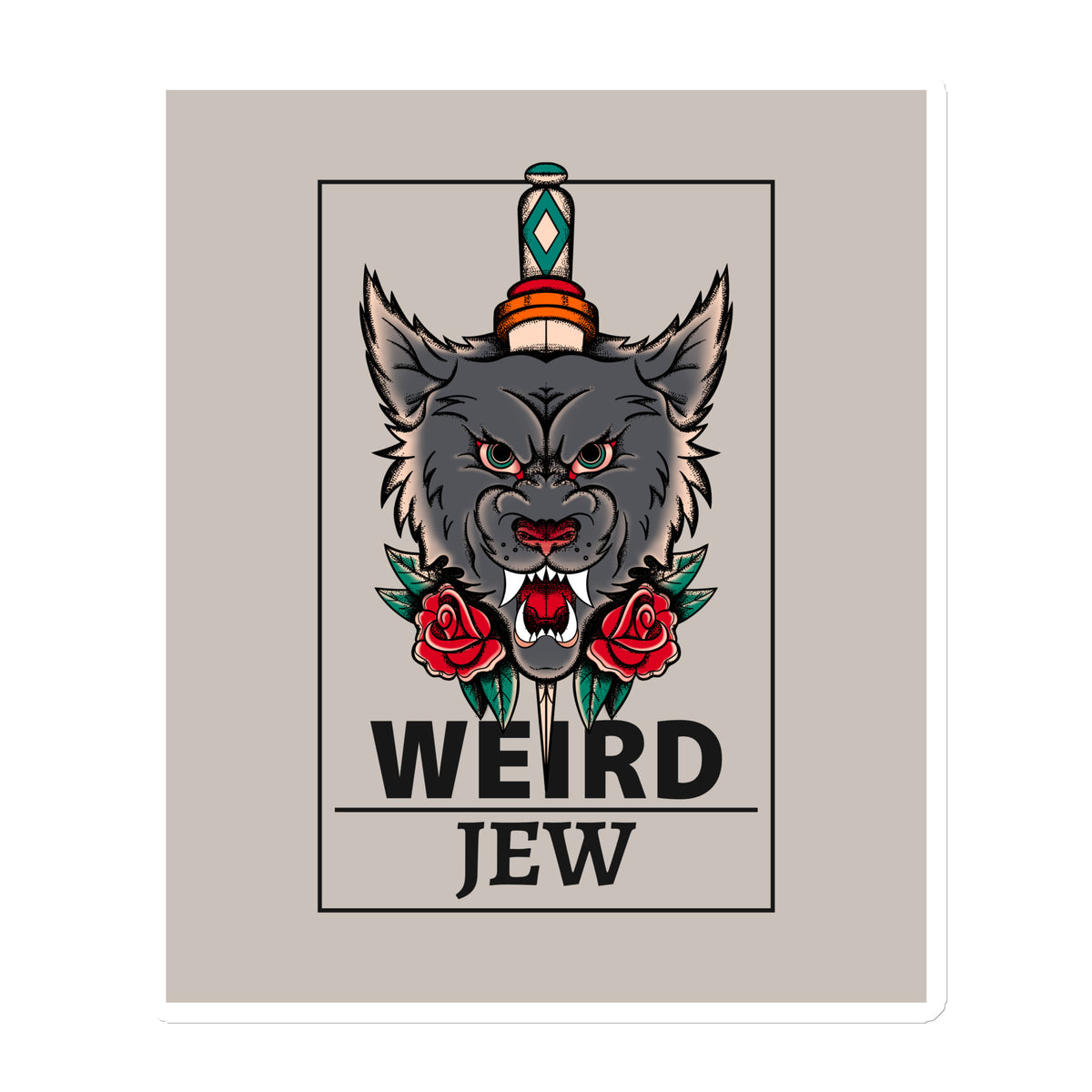 Weird Jew | Die-Cut Magnets Jouparty