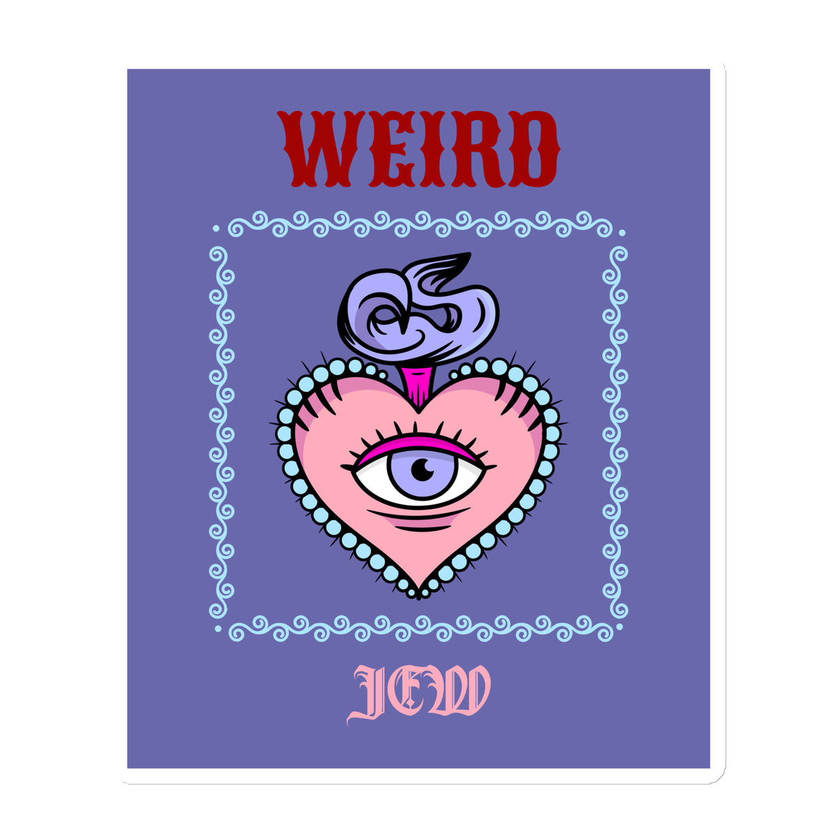 Weird Jew | Die-Cut Magnets Jouparty