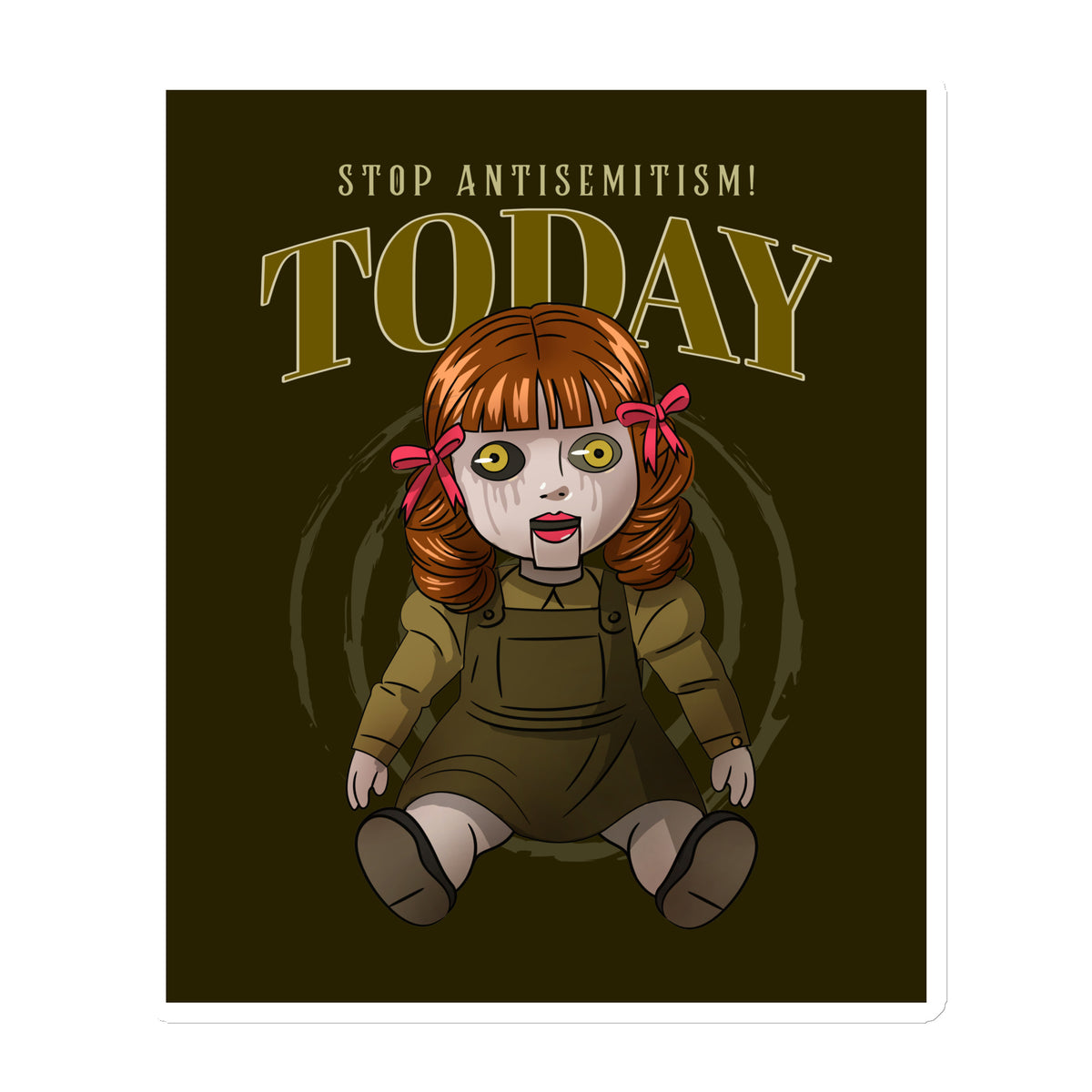 Horror Movie | Antisemitism | Die-Cut Magnet Jouparty
