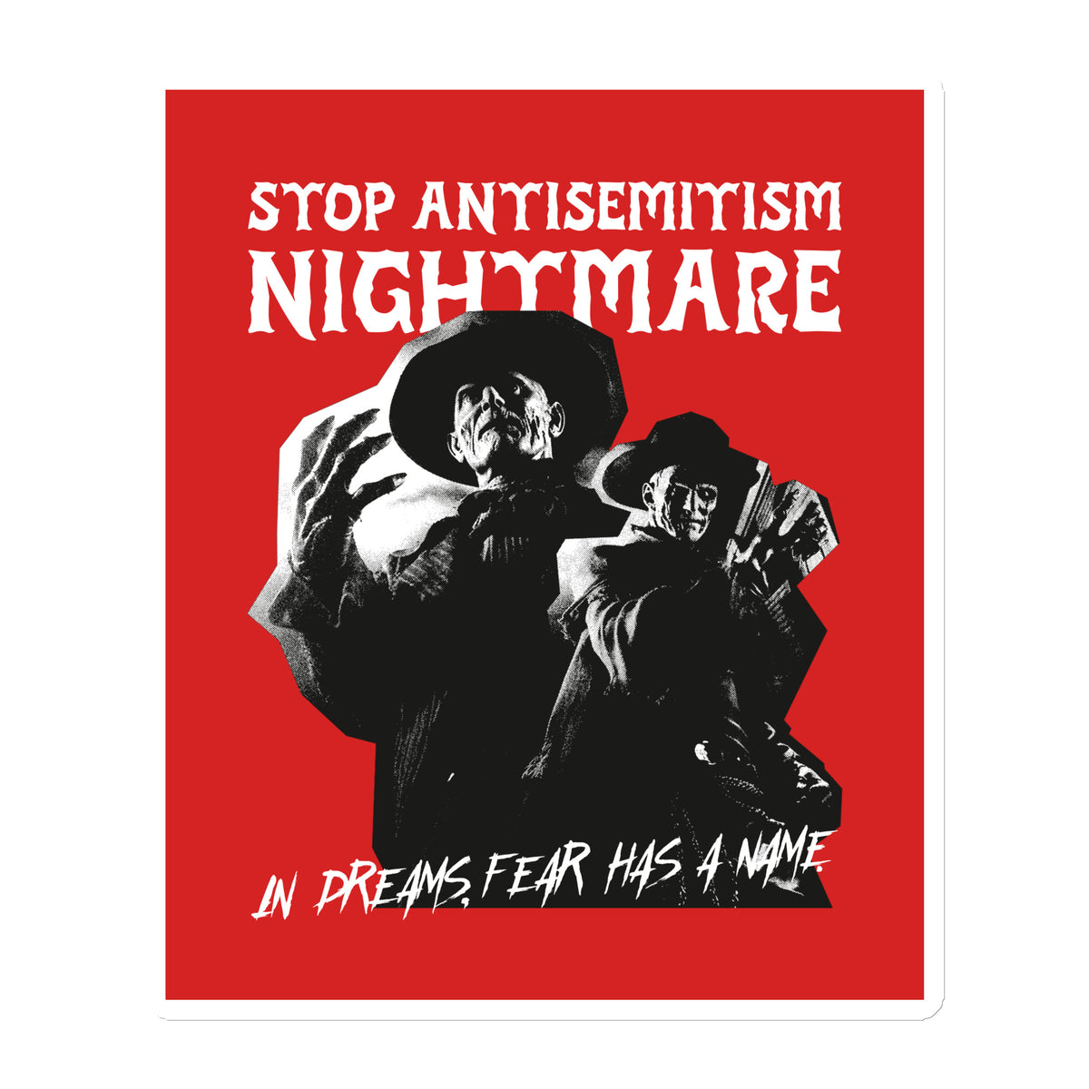 Horror Movie | Antisemitism | Die-Cut Magnet Jouparty