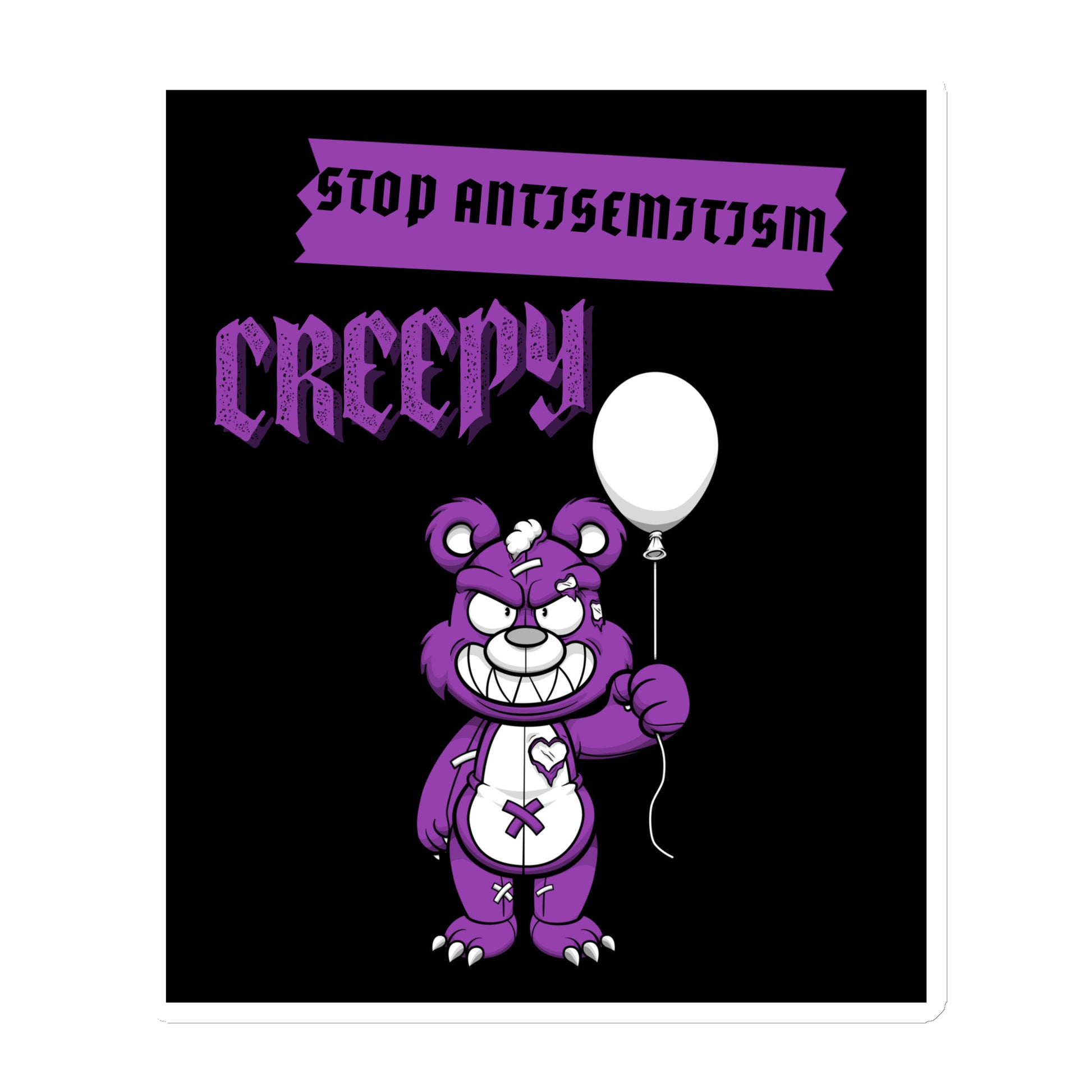 Horror Movie | Antisemitism | Die-Cut Magnet Jouparty