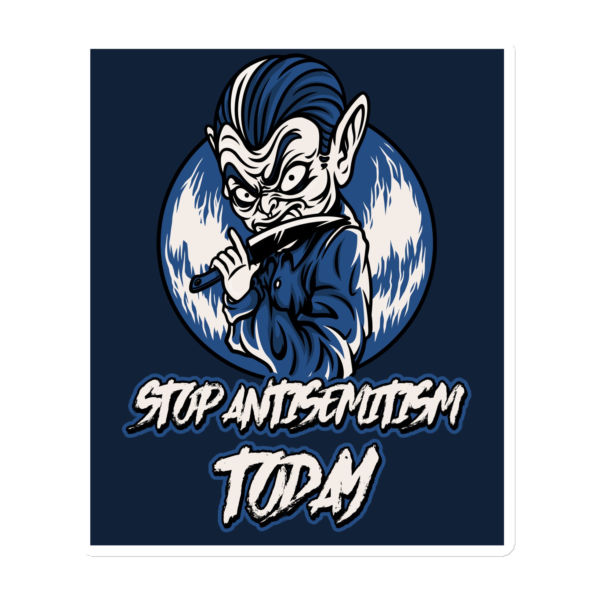 Horror Movie | Antisemitism | Die-Cut Magnet Jouparty