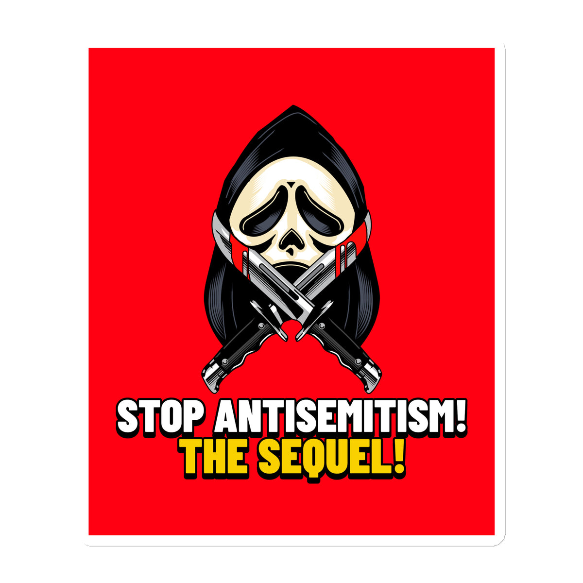 Horror Movie | Antisemitism | Die-Cut Magnet Jouparty