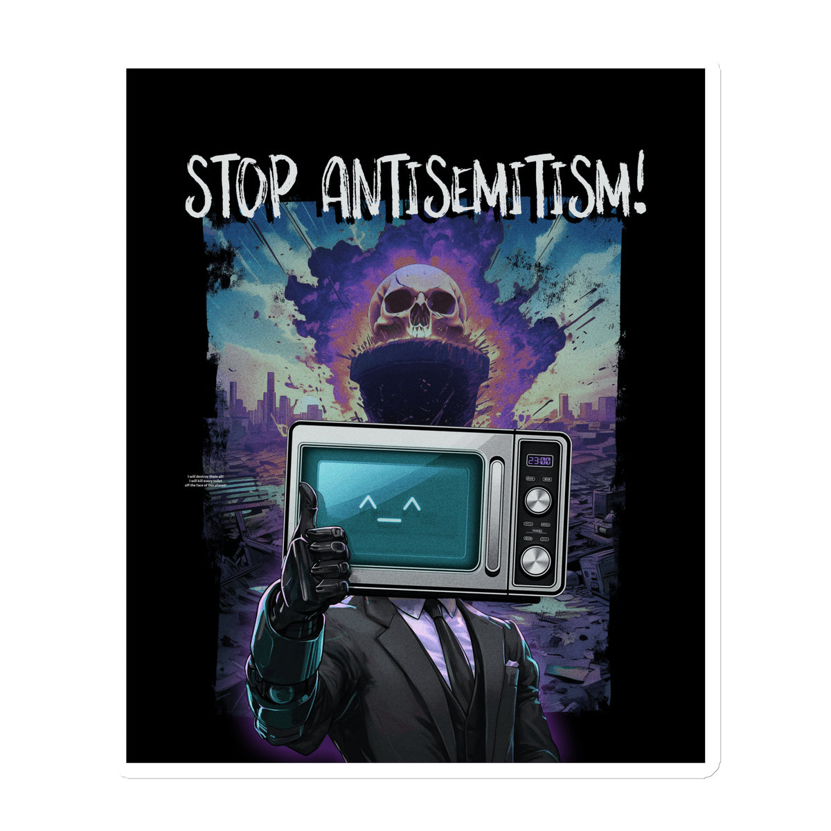 Horror Movie | Antisemitism | Die-Cut Magnet Jouparty