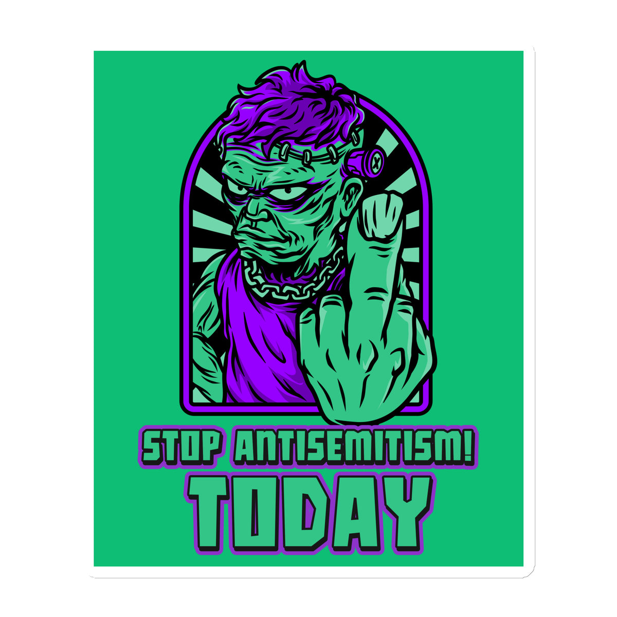 Horror Movie | Antisemitism | Die-Cut Magnet Jouparty